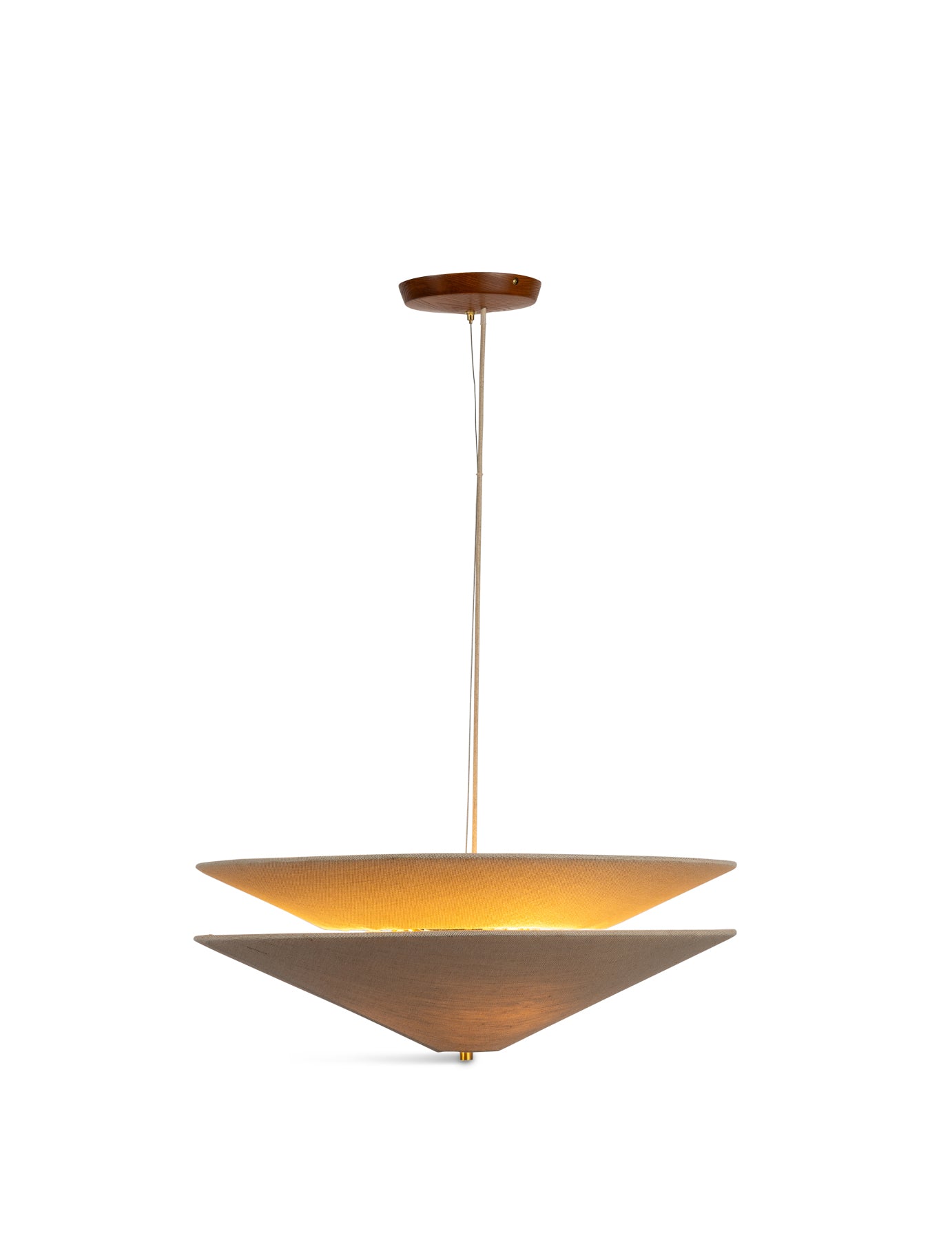 Osaka 2 Tiered Pendant Natural