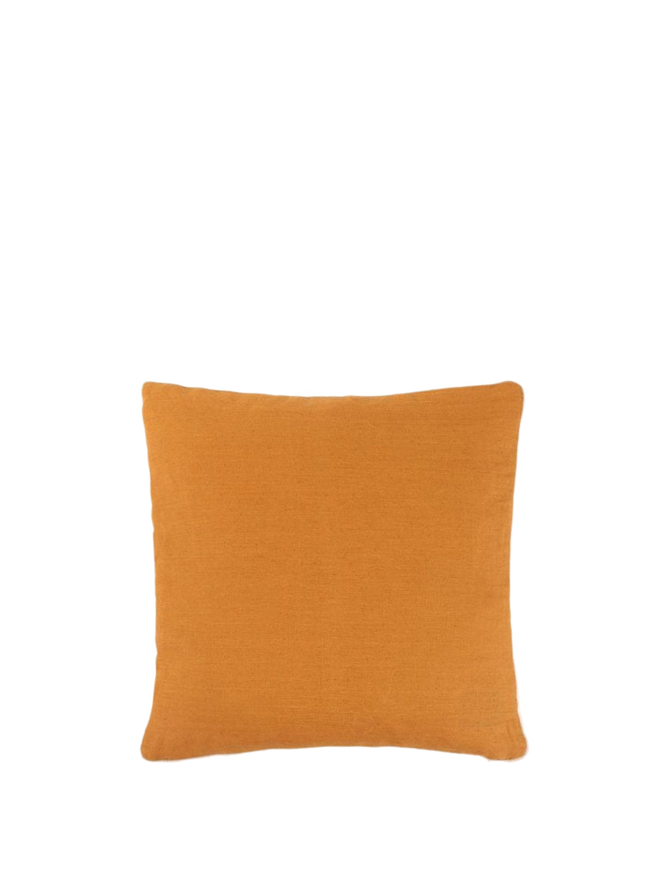Limited Edition Linen Cushion Light Yellow & Toffee 45 x 45 cm