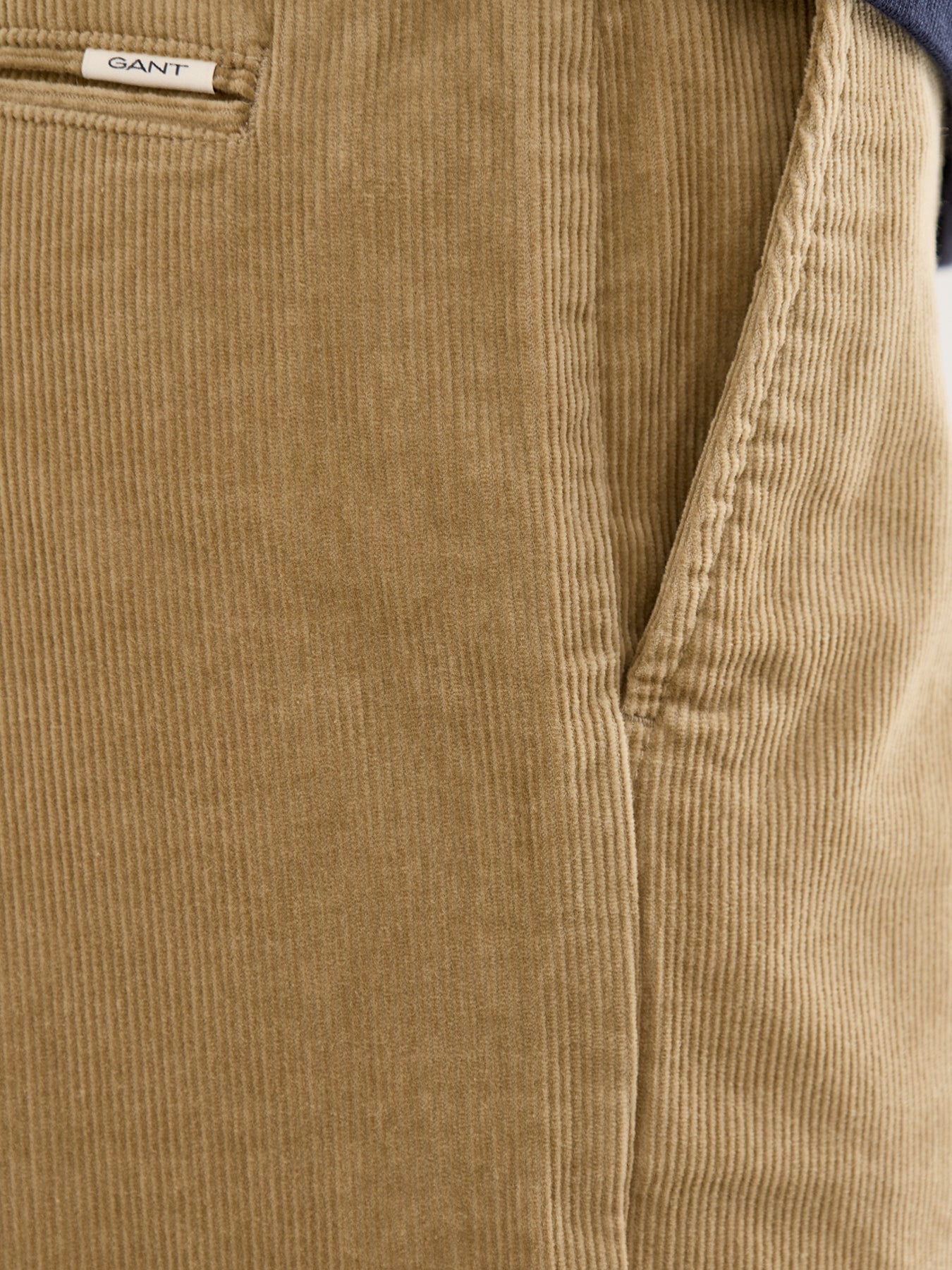 Regular Cord Cotton Chinos Brown