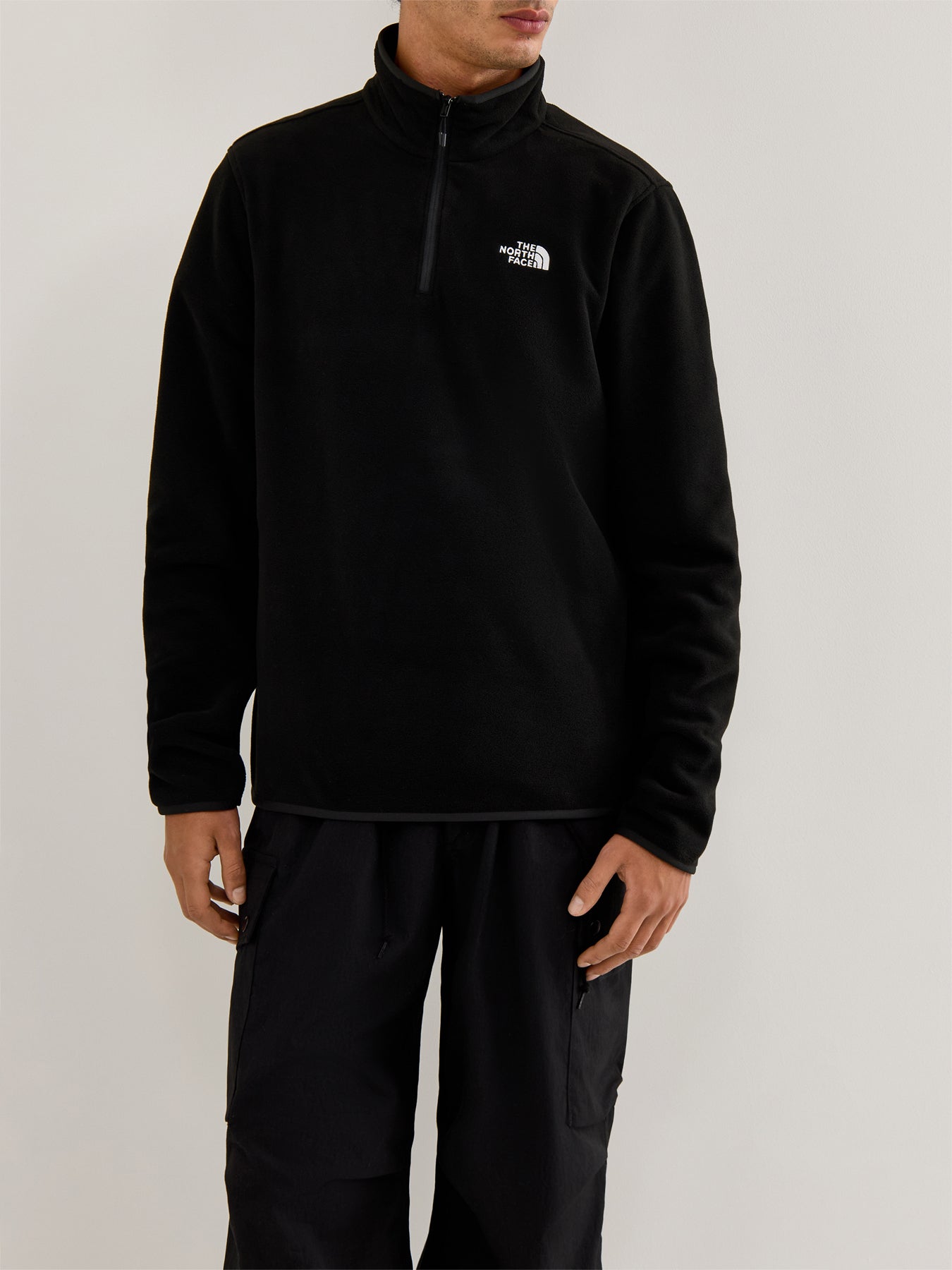 Glacier Fleece 1/4 Zip Jacket Tnf Black