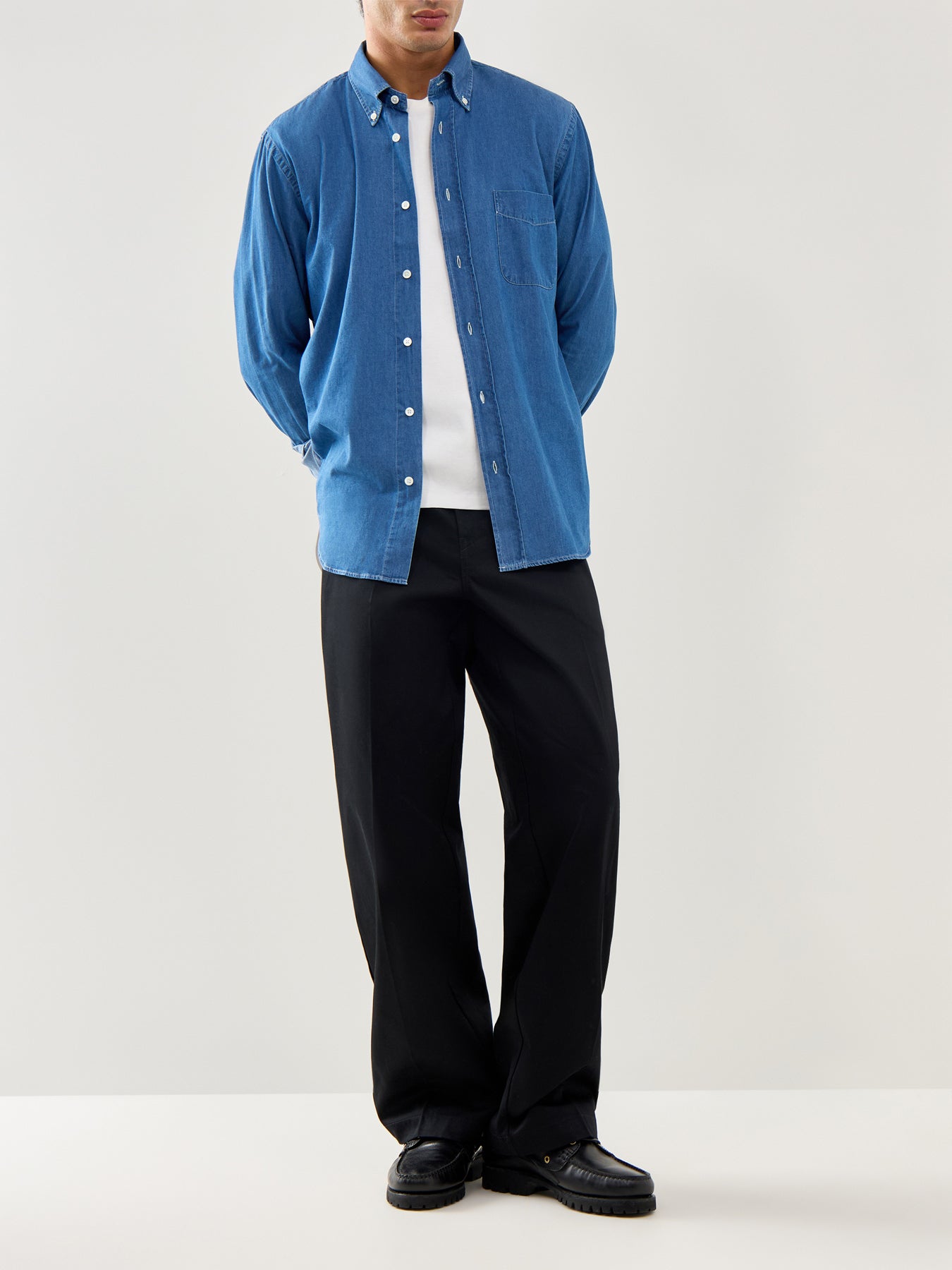 Pitt Denim Indigo BD Woven Shirt Indigo