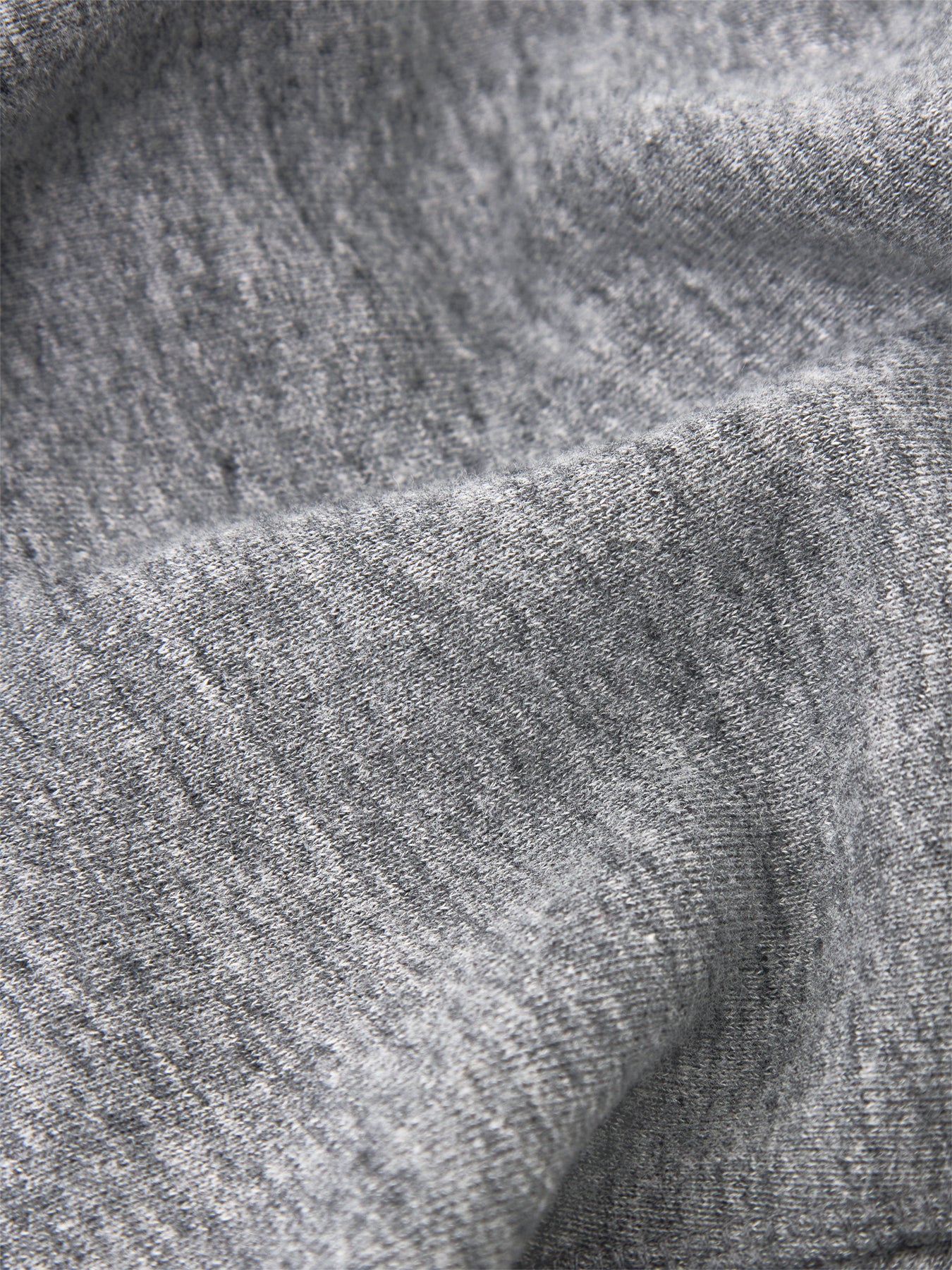 Brushed Fleece Hooded Sweat Heather Grey