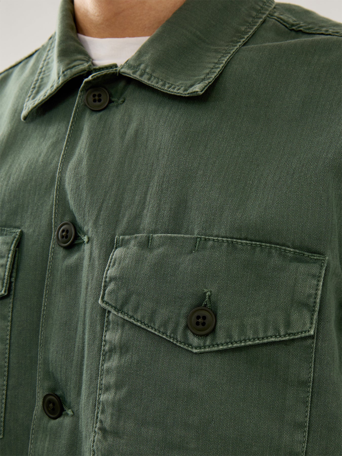 Jeffrey Herringbone Field Jacket