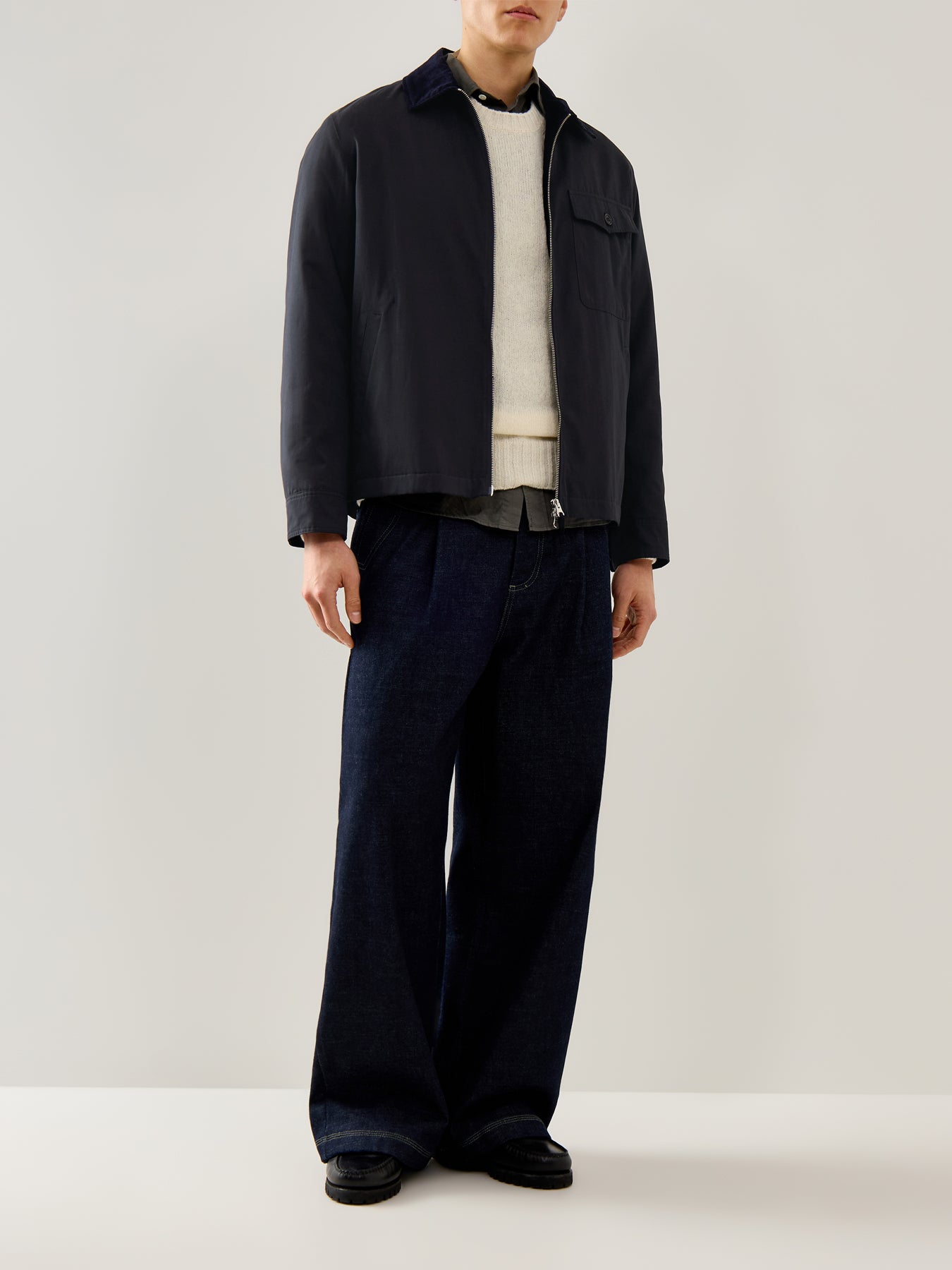 Daren Men Woven Jacket Navy