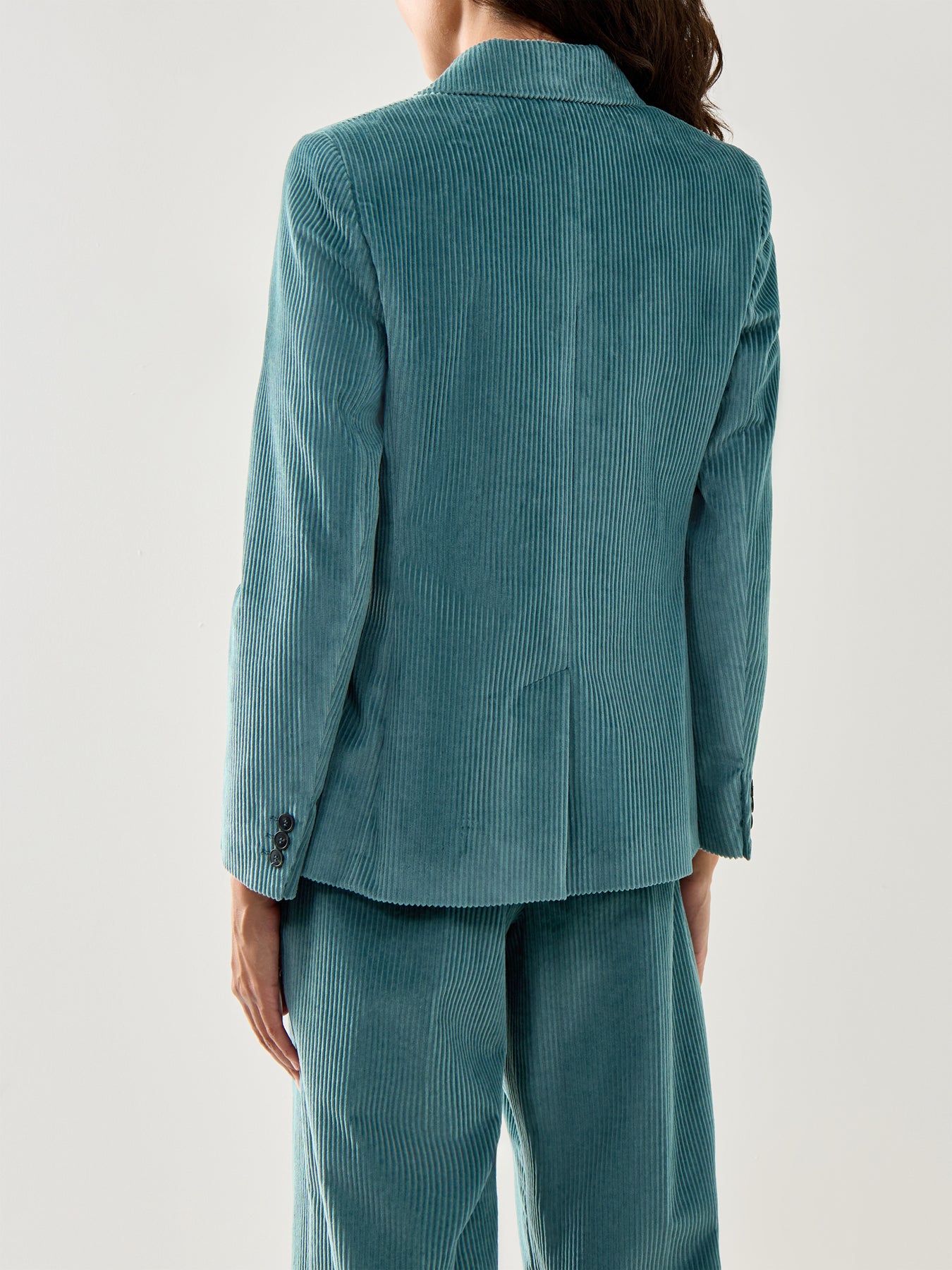 Katanga Cord Double Cotton Breasted Blazer