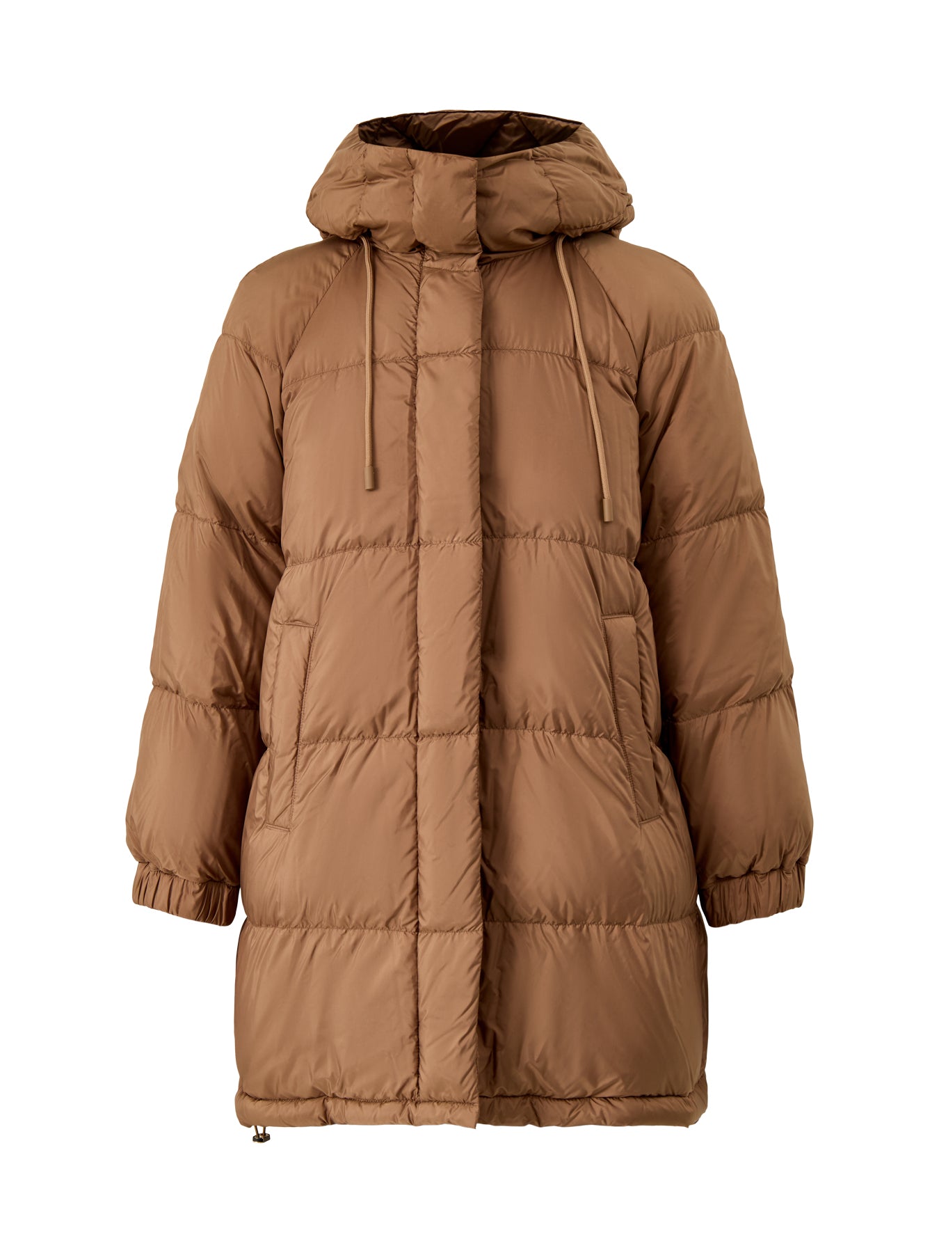 Anfora Reversible Puffer Coat Hazelnut Brown