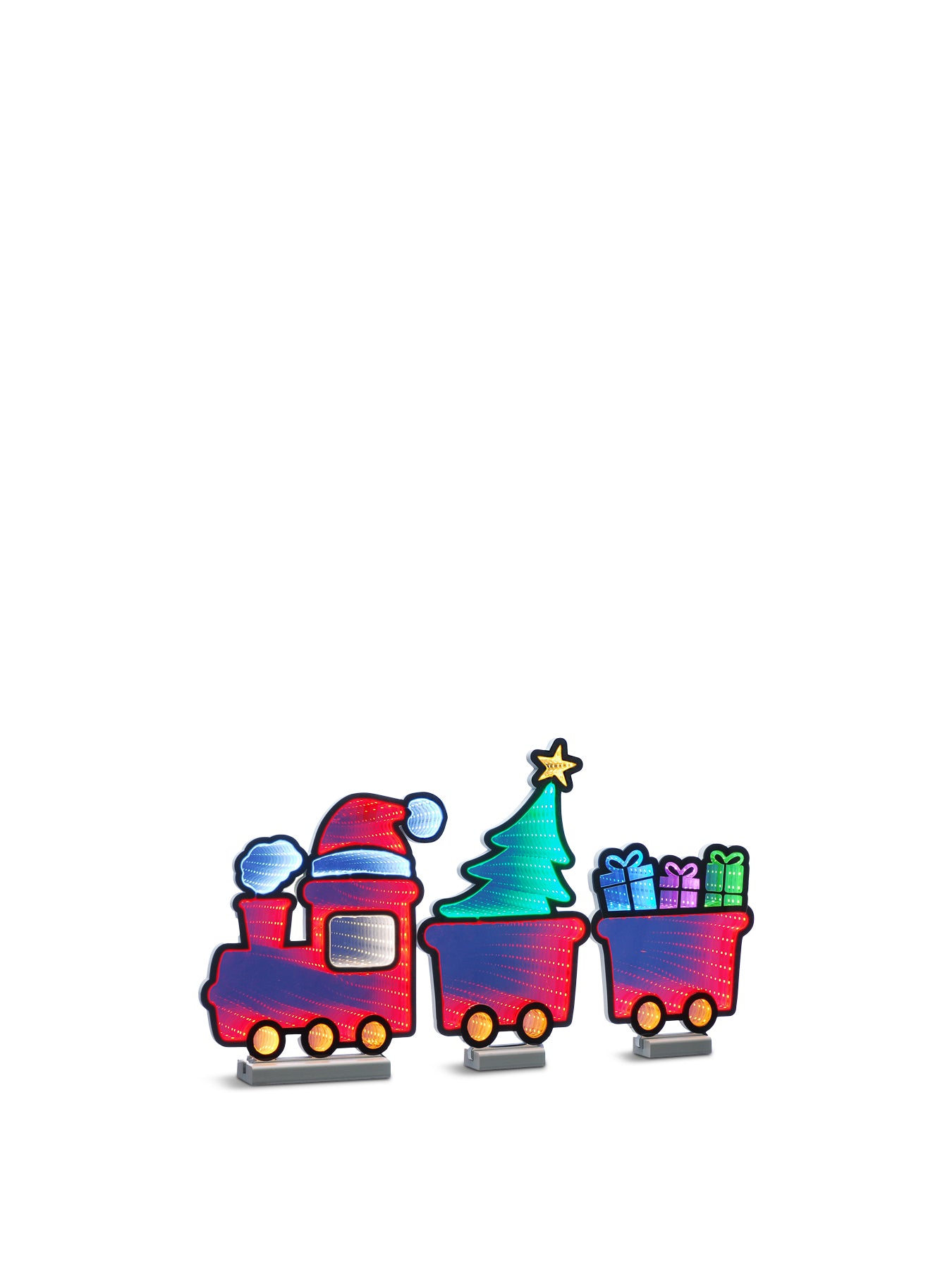 Christmas Train LED Sign with Stand 70cm