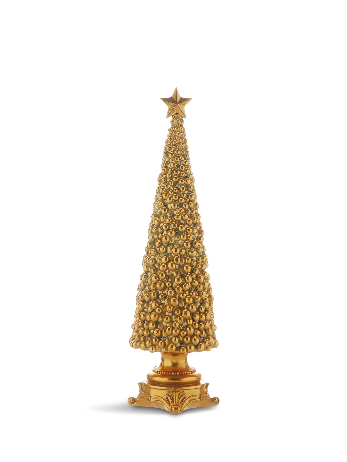 Gold Berry Design Tree Standing Decoration 42cm