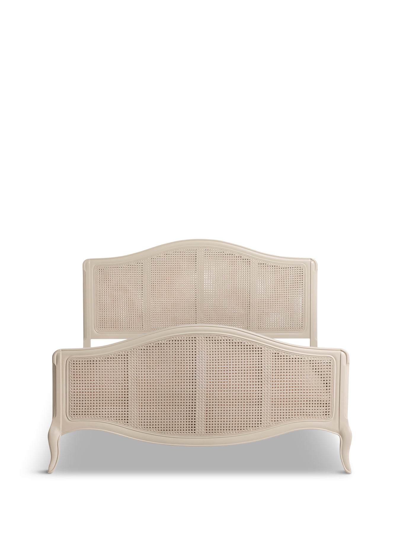 Calista Off White Wooden High End Super King Bed Frame