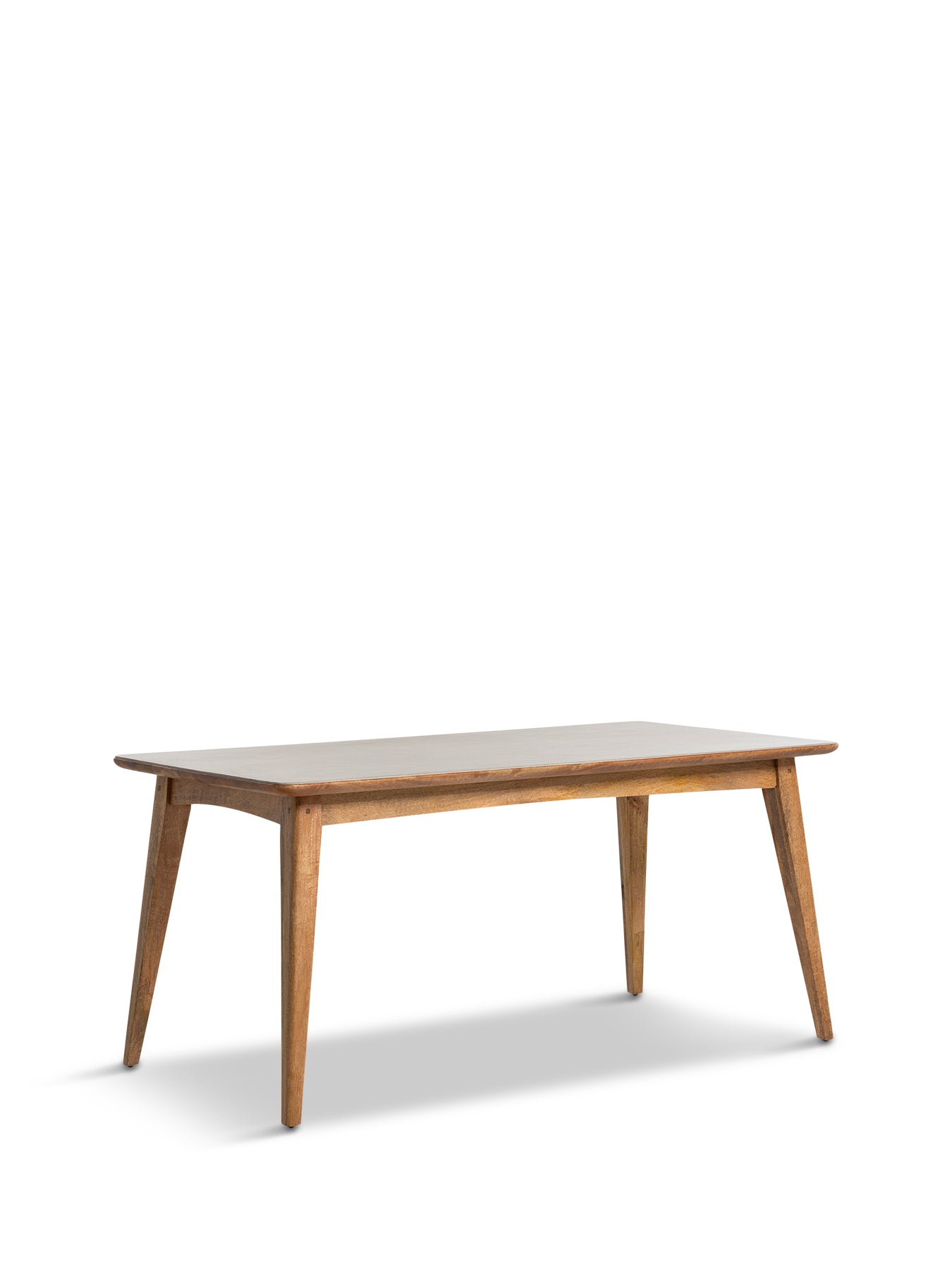 Burlington Mango Wood Rectangular 165cm Dining Table, Seats 6