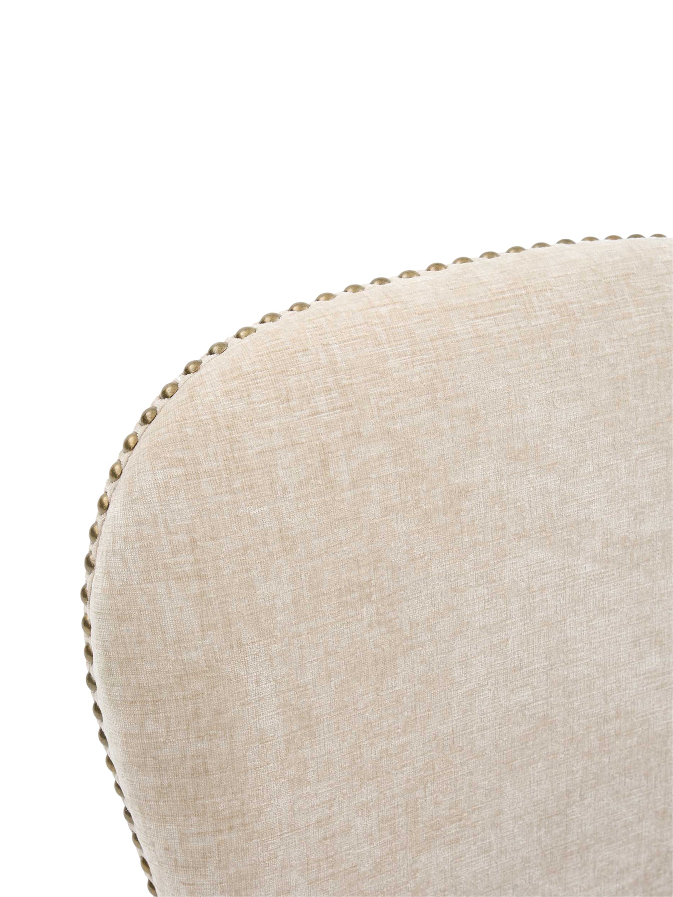 Gable Neutral Fabric Dining Chair with Light Legs