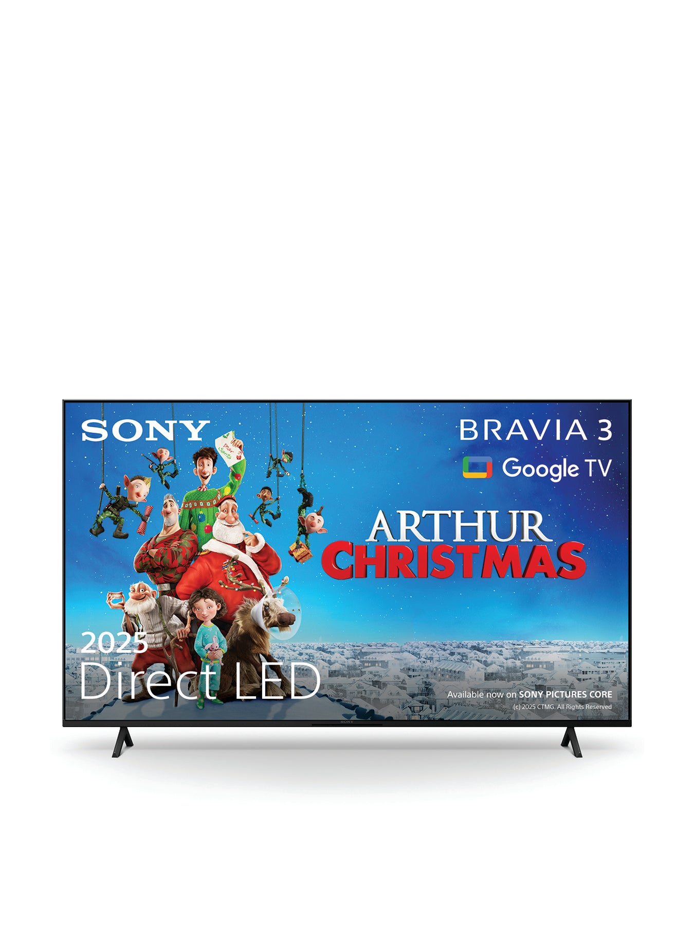 K55S38B 55 Inch Bravia 3 LED HDR 4K ULTRA HD Smart TV (2025)