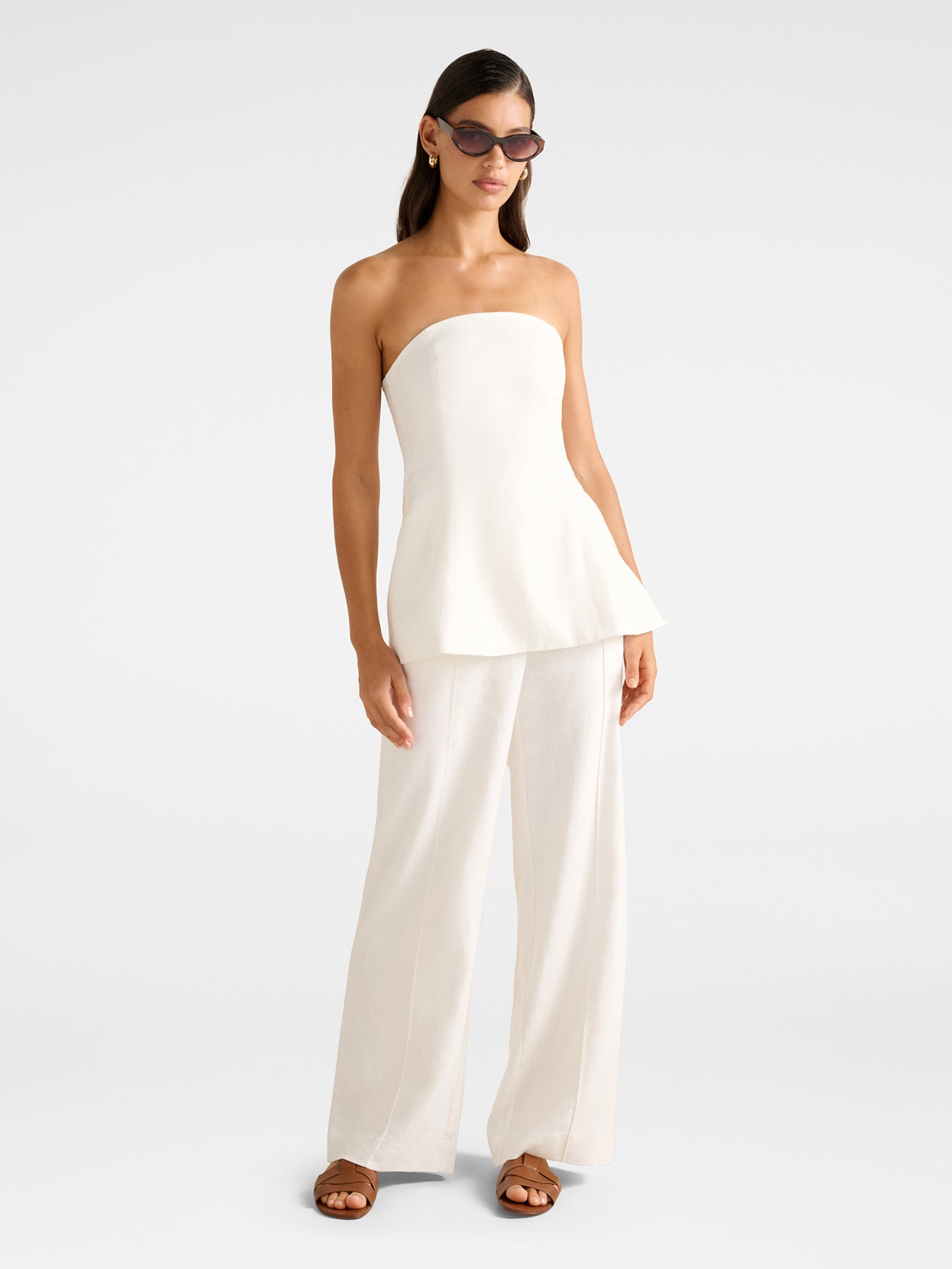 Posey Linen Wide Leg Pants