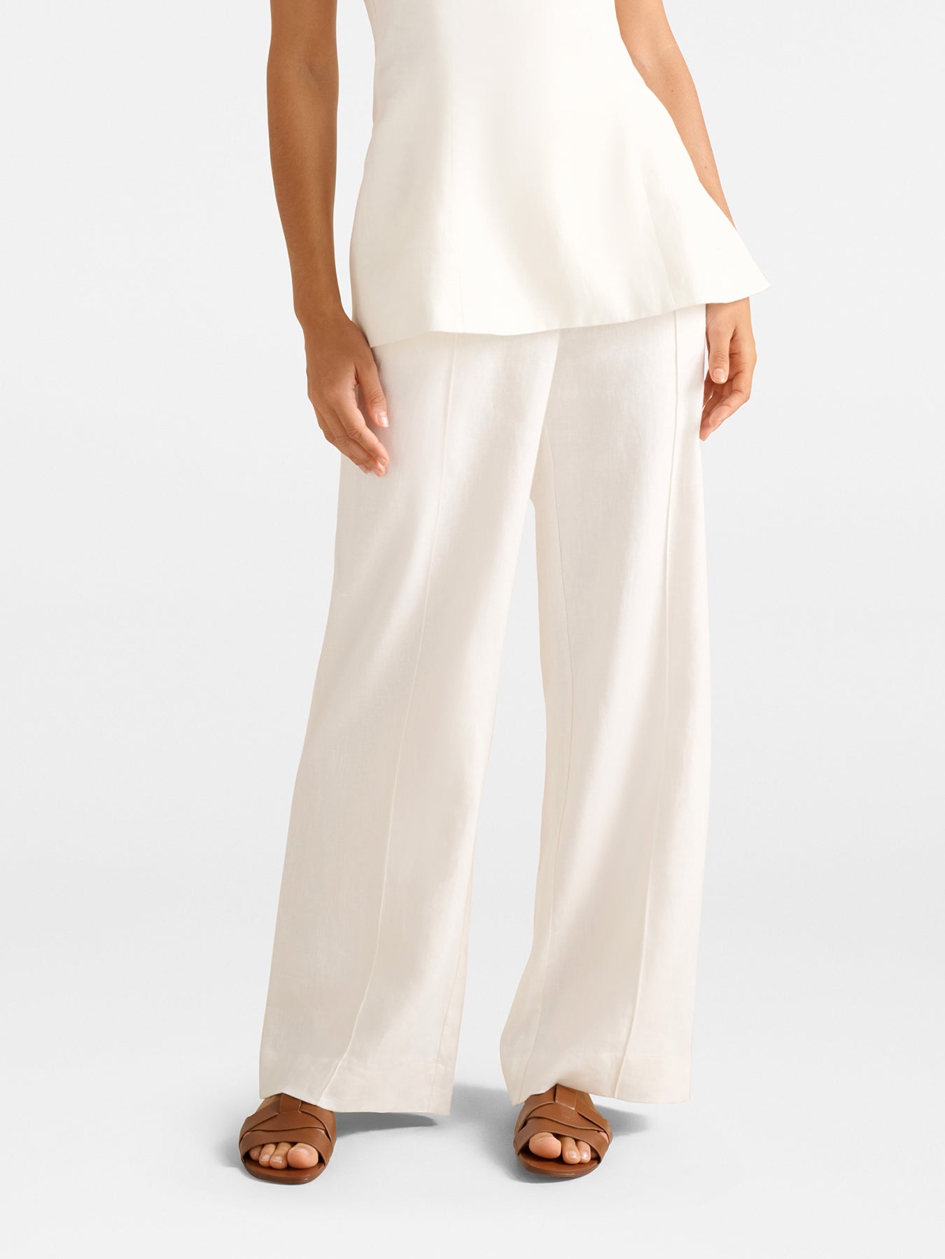 Posey Linen Wide Leg Pants