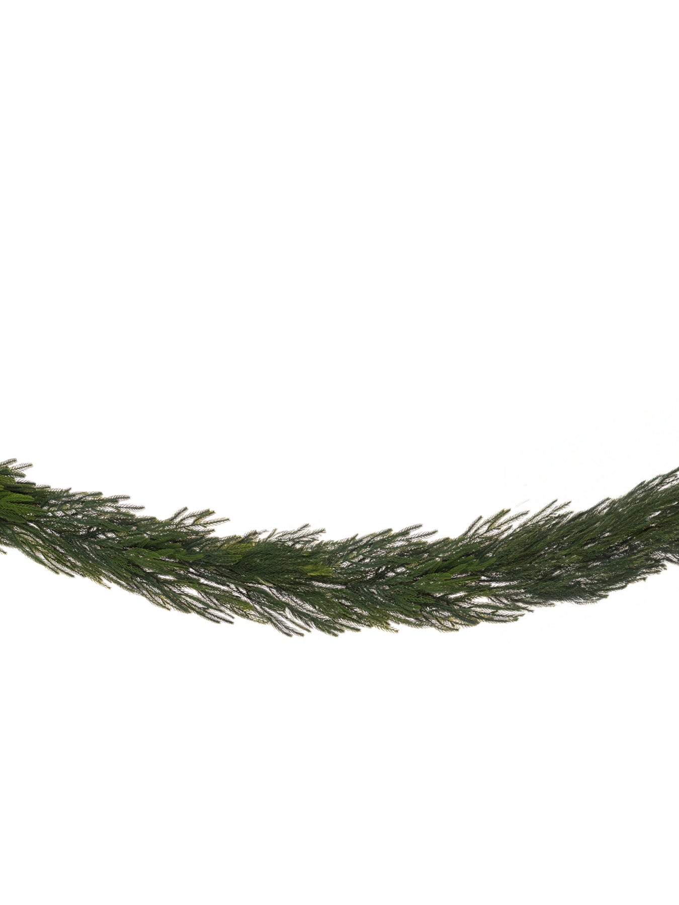 Waxed Pine Festive Garland