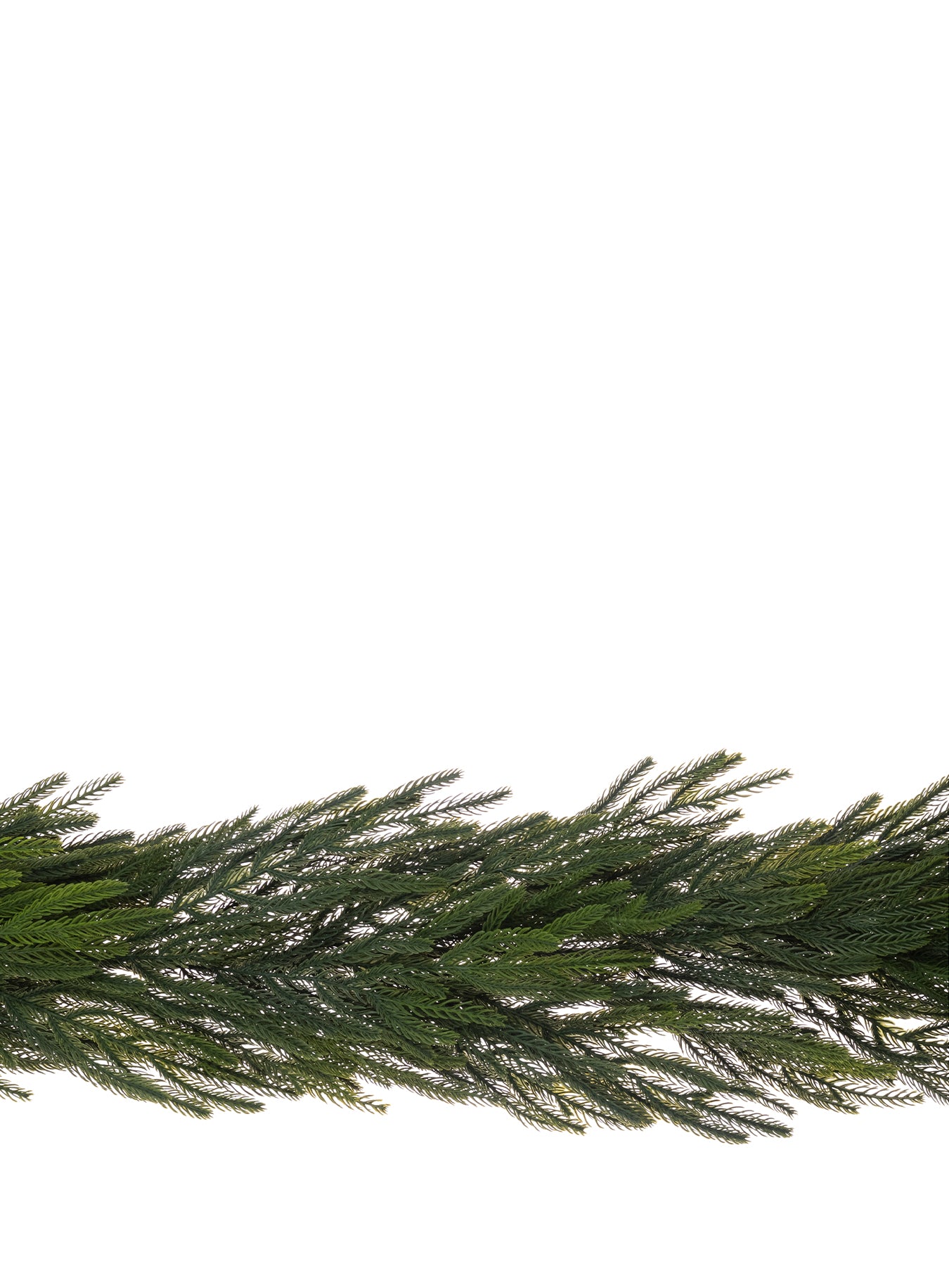 Waxed Pine Christmas Garland 180cm