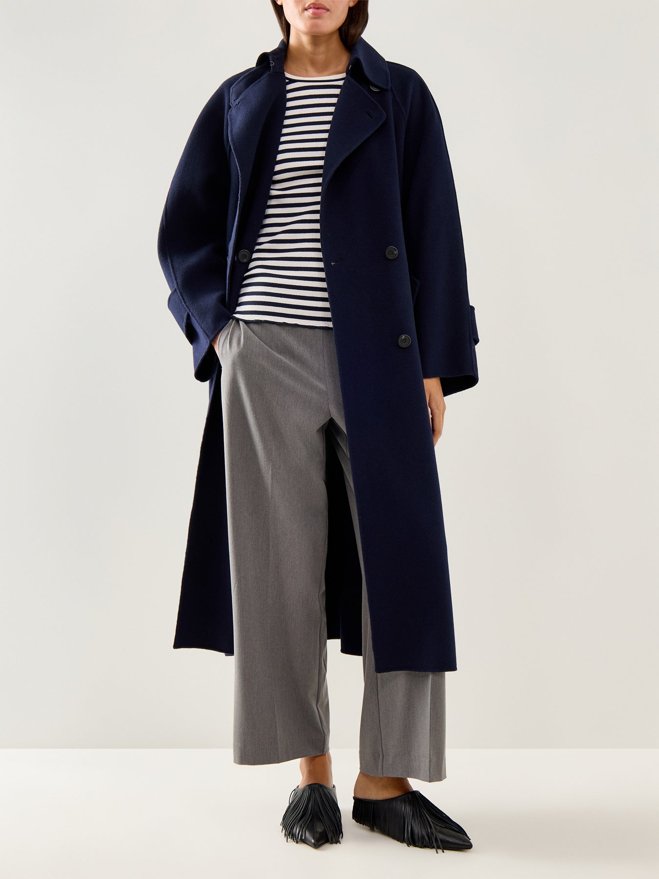 Anna Crew Neck Tee Stripe