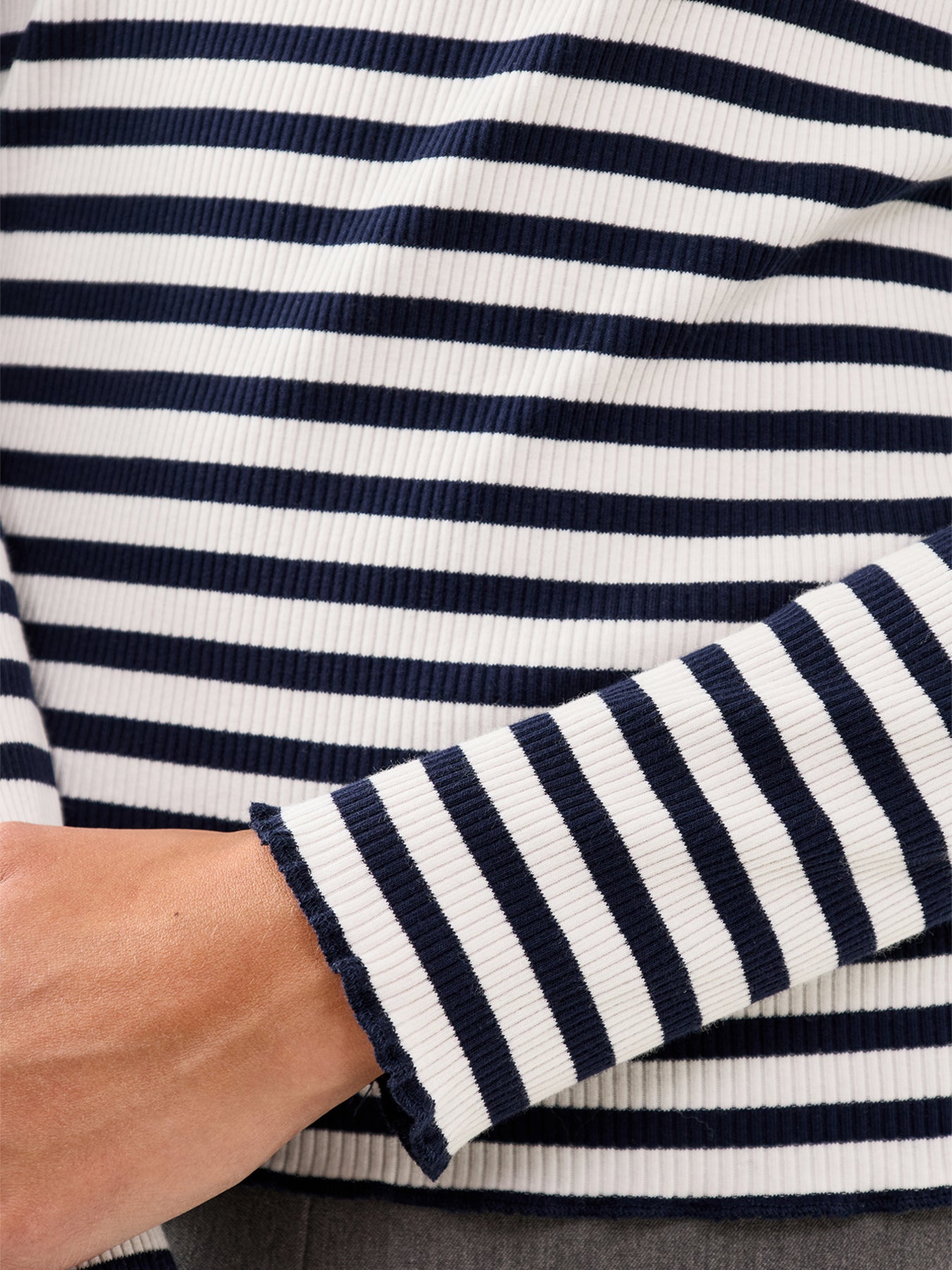 Anna Crew Neck Tee Stripe