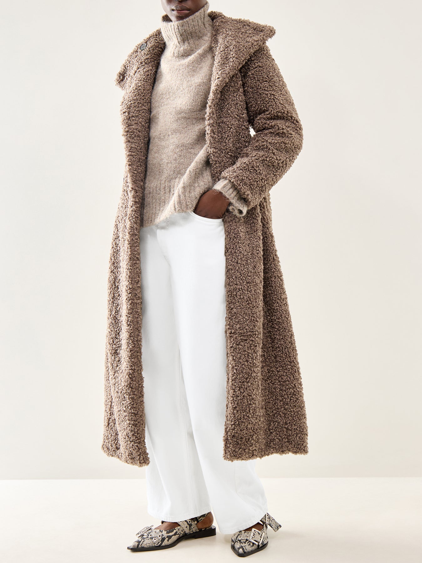 Gabriella High Neck Knit Grey