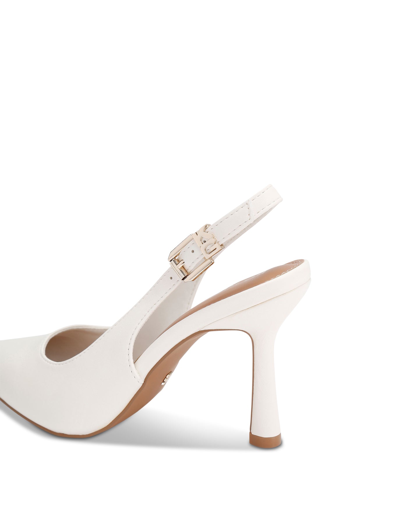Adina Slingback Heel White