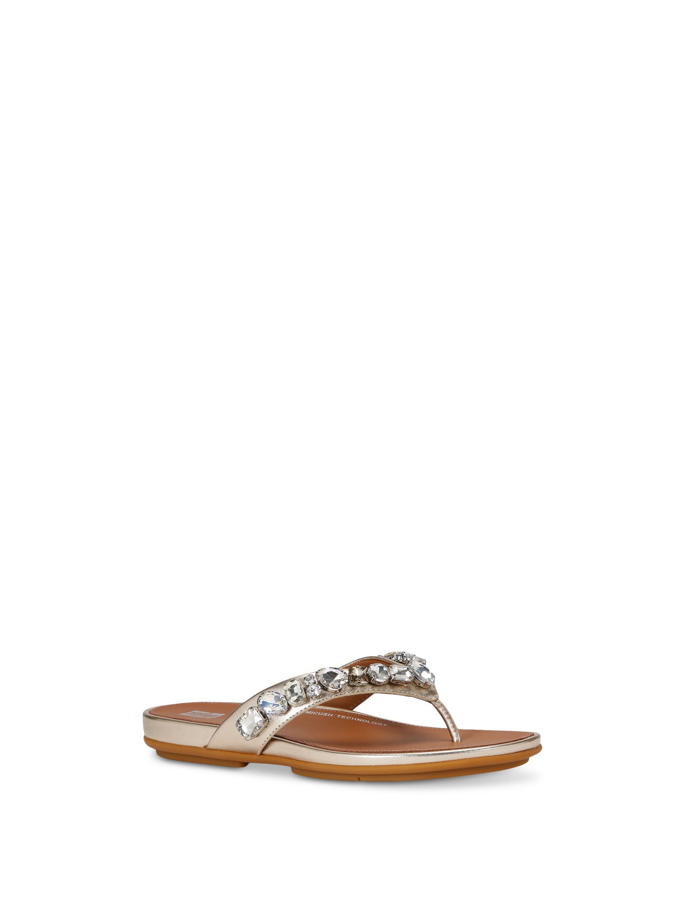 Gracie Jewel Del Metallic Flip Flop