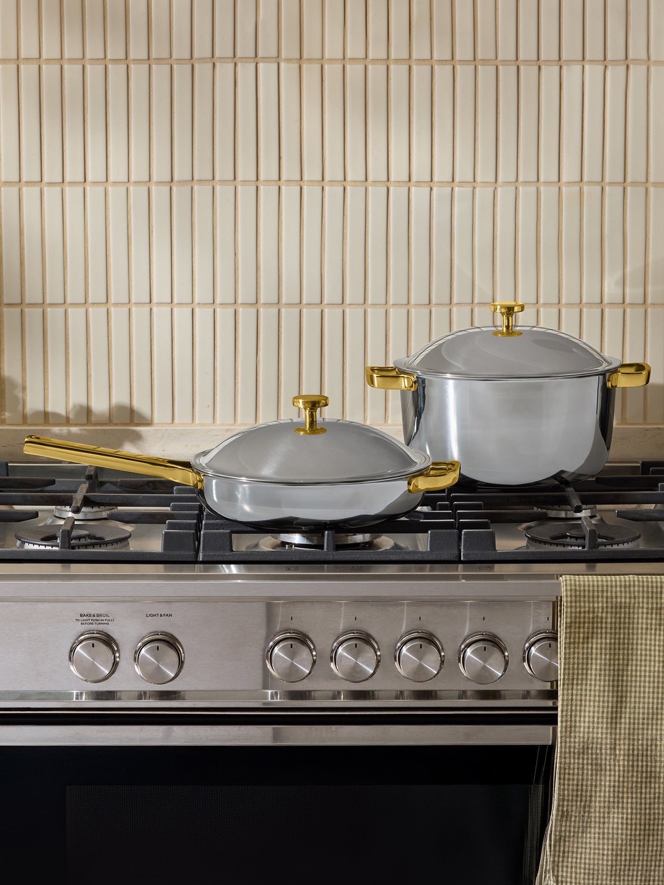 Titanium Pro Cookware Duo Chrome/Gold