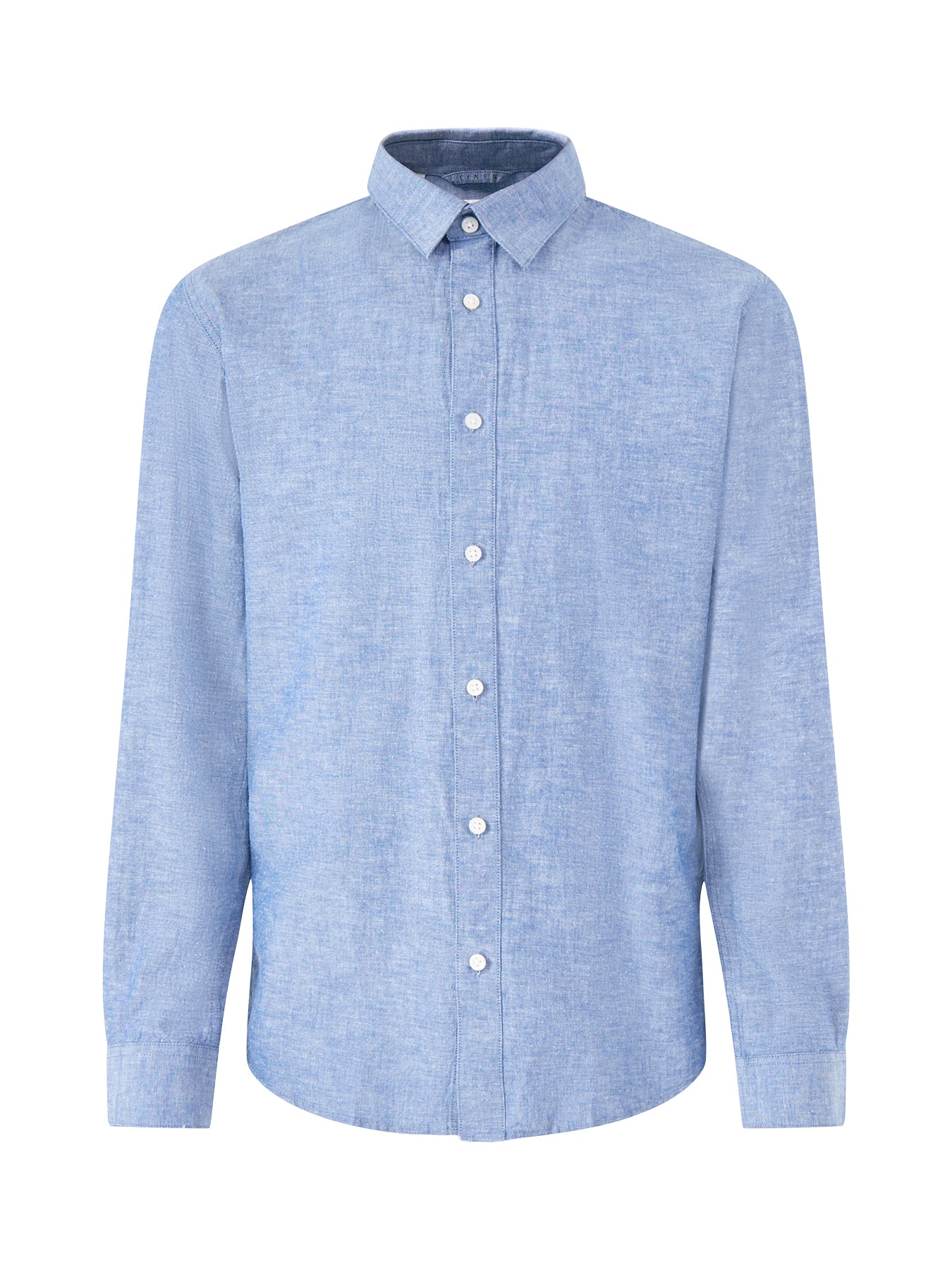 Cotton Blue Long Sleeve Shirt