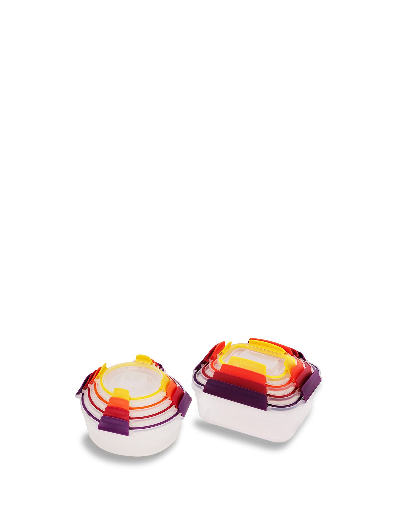 Nest Lock Round & Rectangular 8Piece Multi Sets