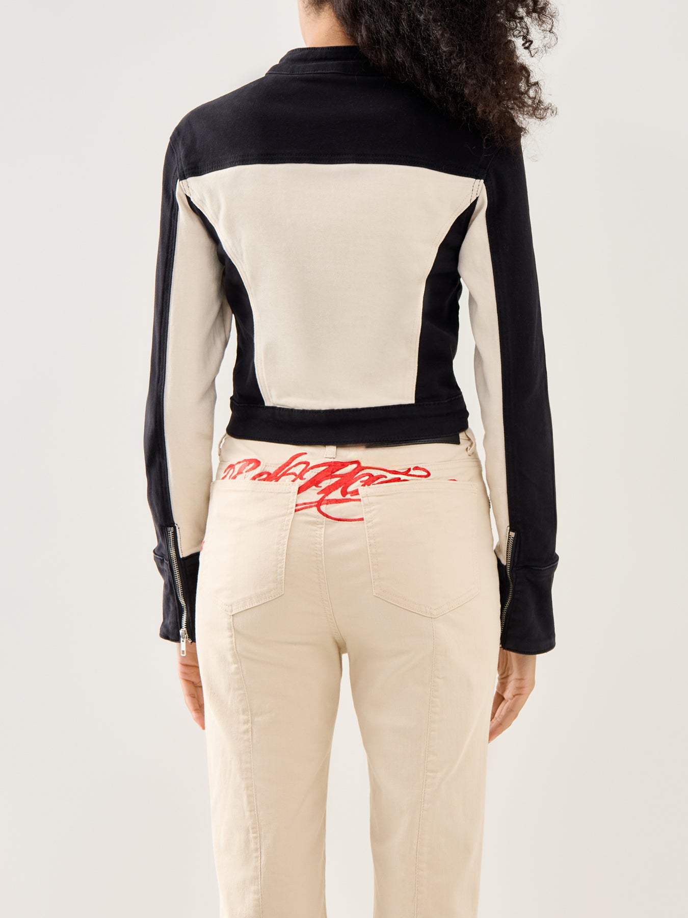 Ed Hardy Fitted Denim Jacket Black