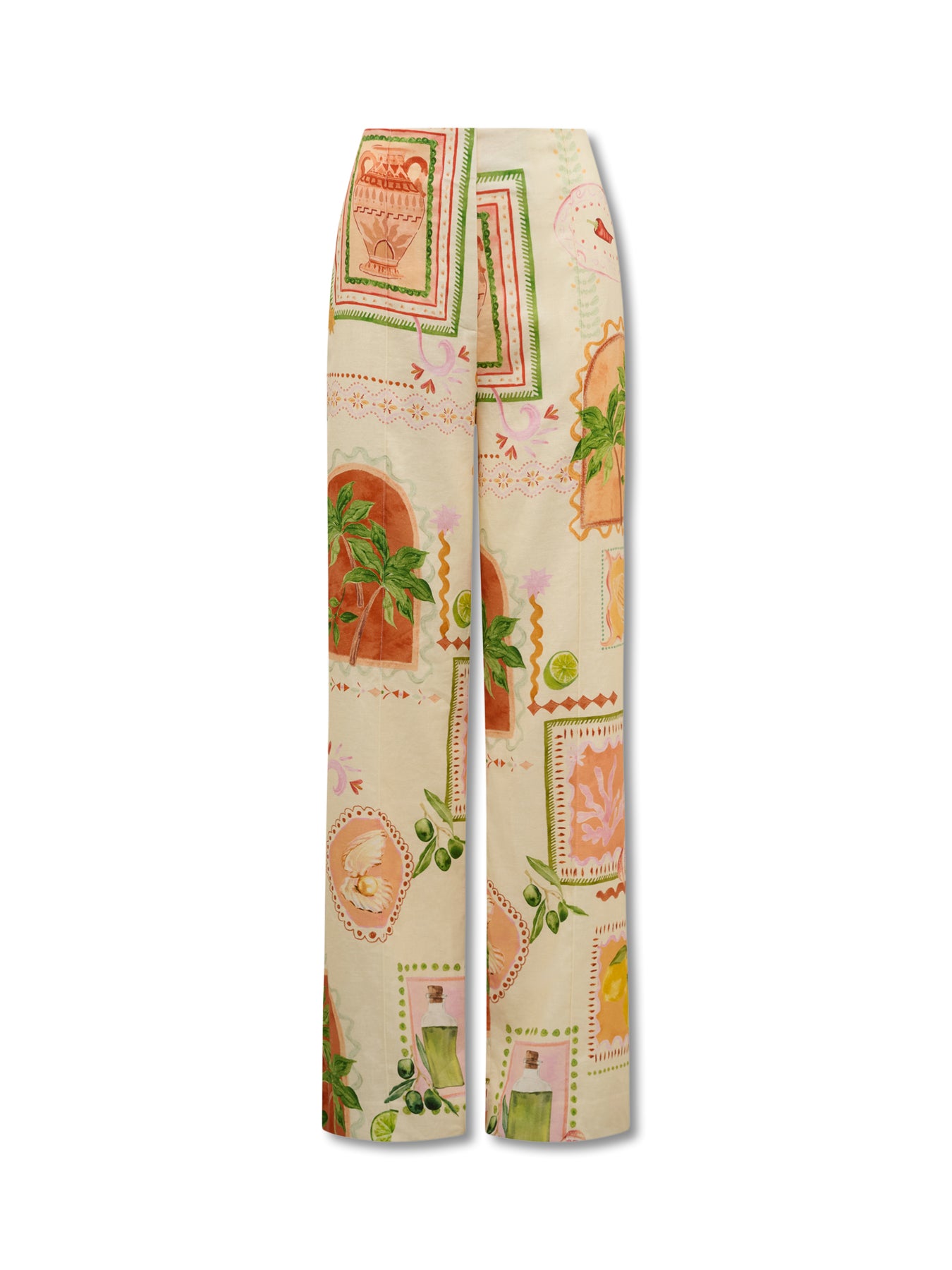 Ola Linen Wide Leg Pants