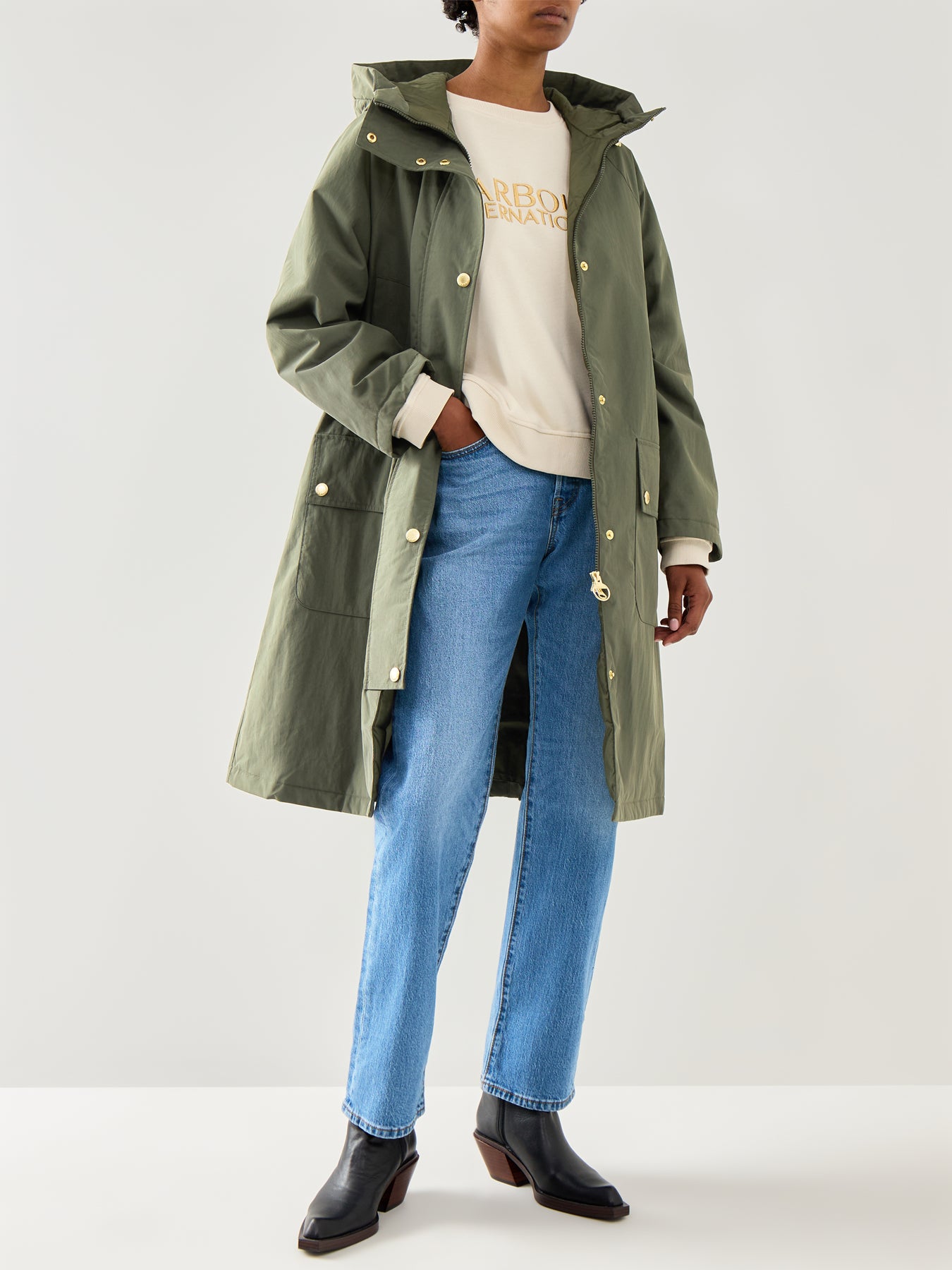 Womens Catalina Showerproof Jacket Green
