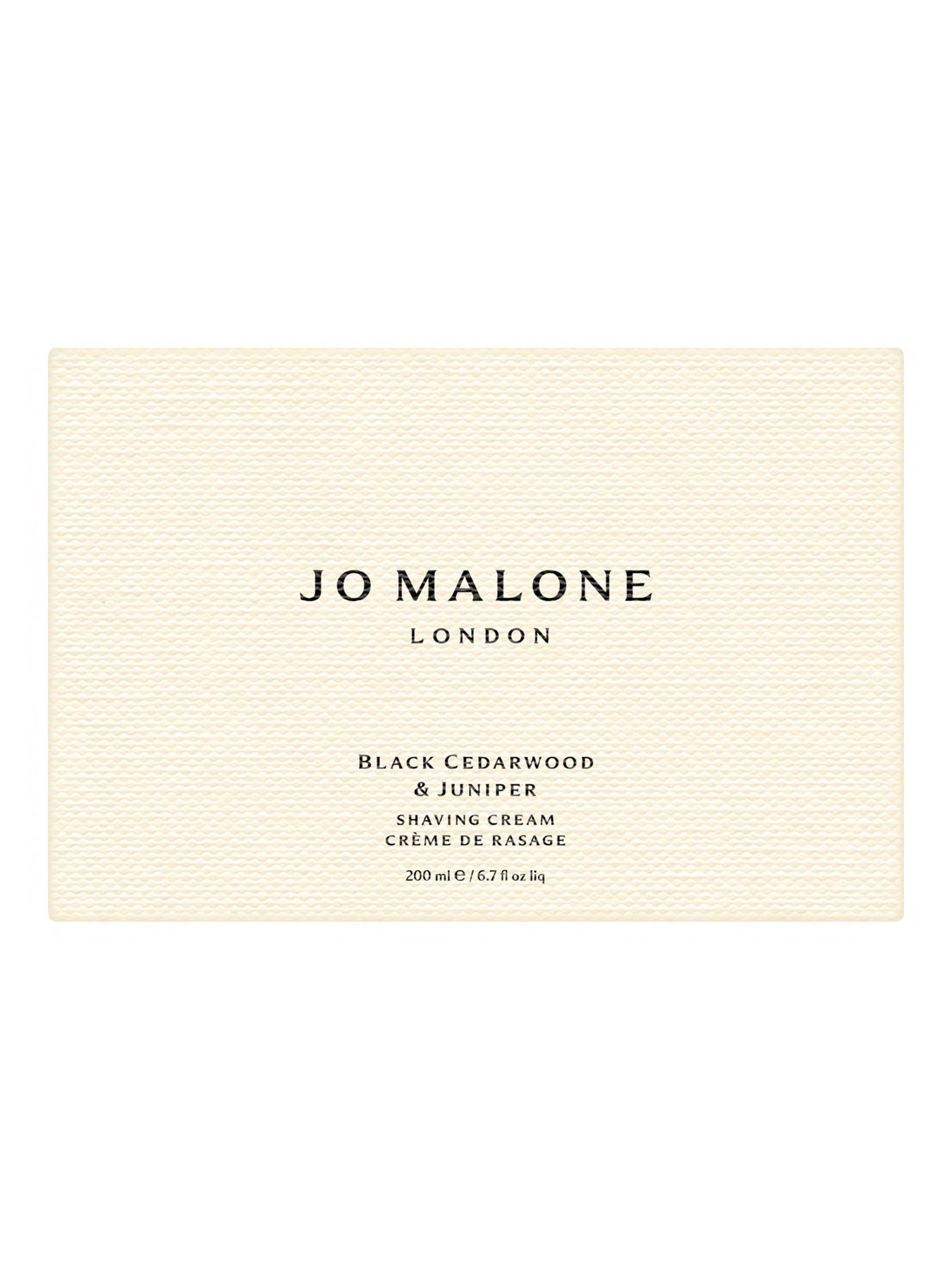 Black Cedarwood & Juniper Shaving Cream 200ml