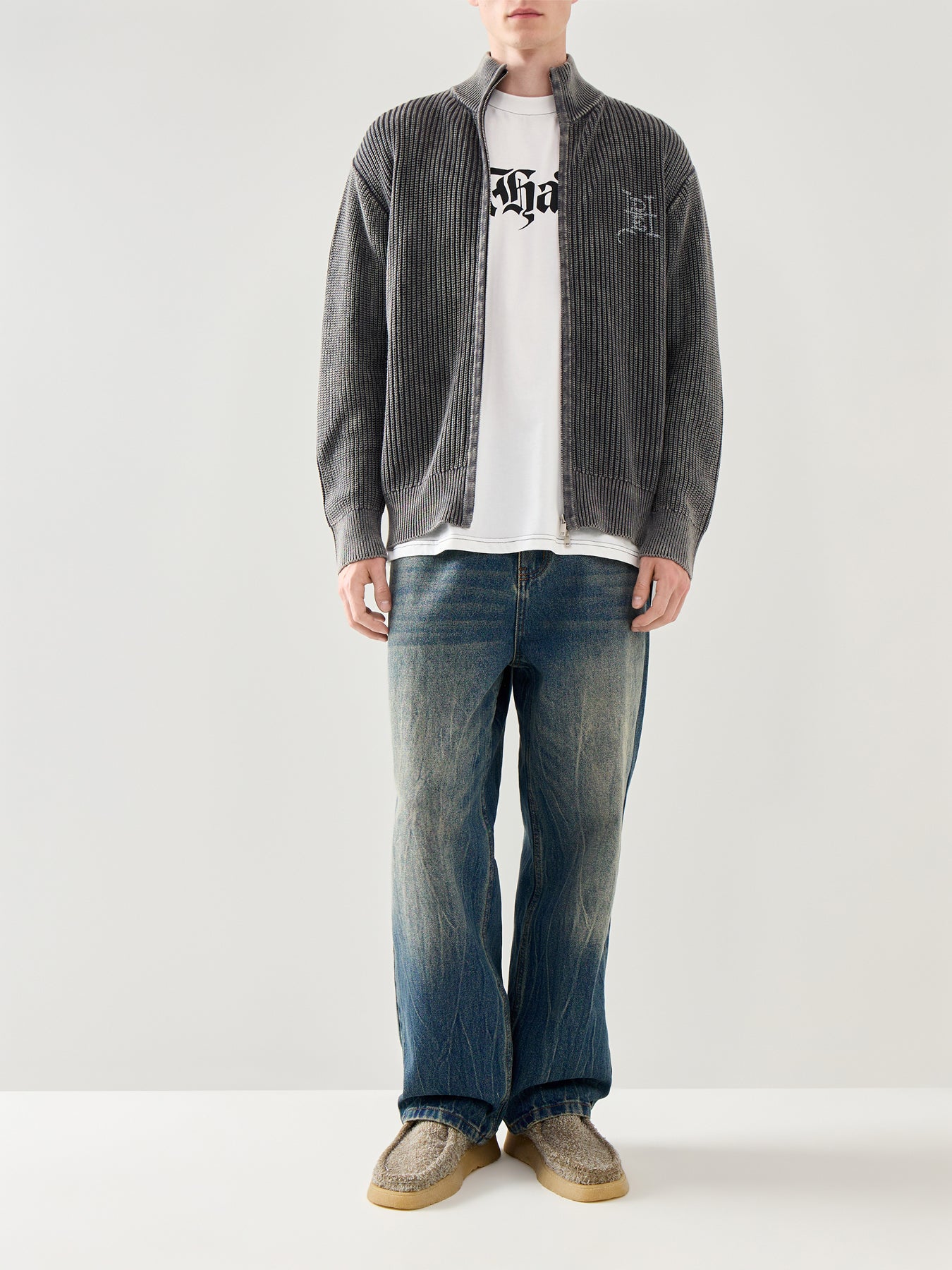 Black Widow Jeans Sand Wash Blue