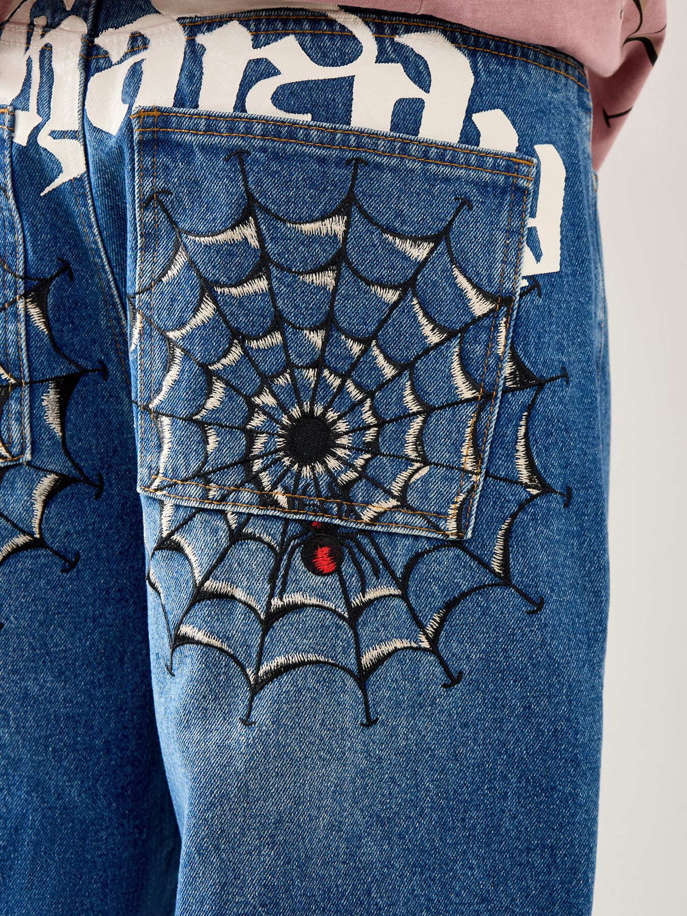 Black Widow Oversized Jeans Blue