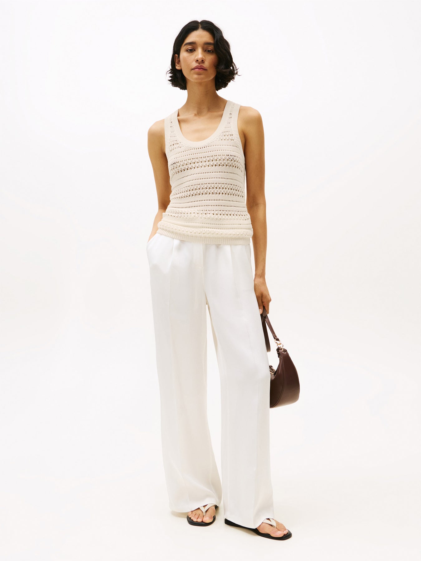 Crochet Racerback Slim Tank Top