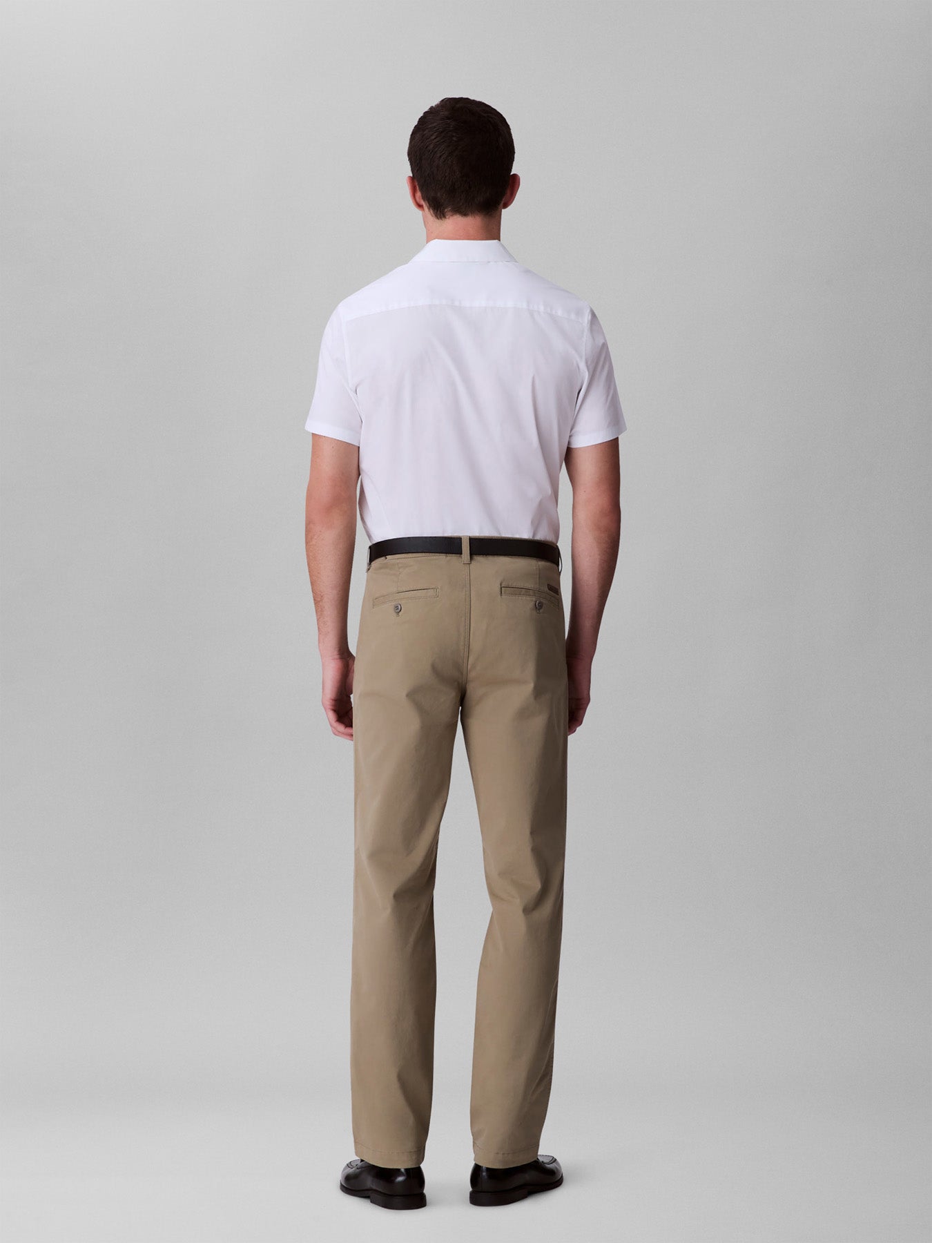 Slim Stretch Cotton Chino Trousers