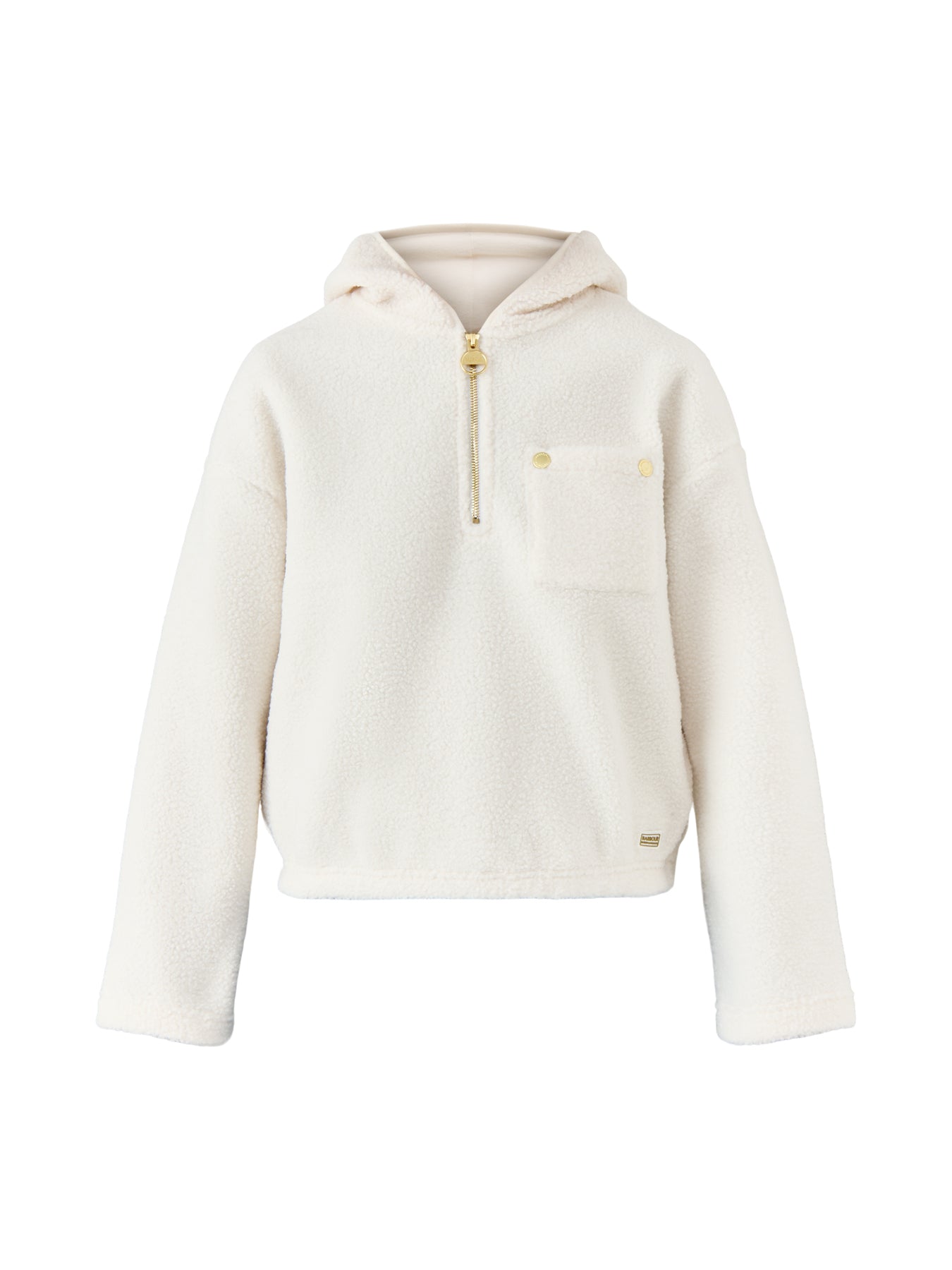 Lola Fleece Hoodie White