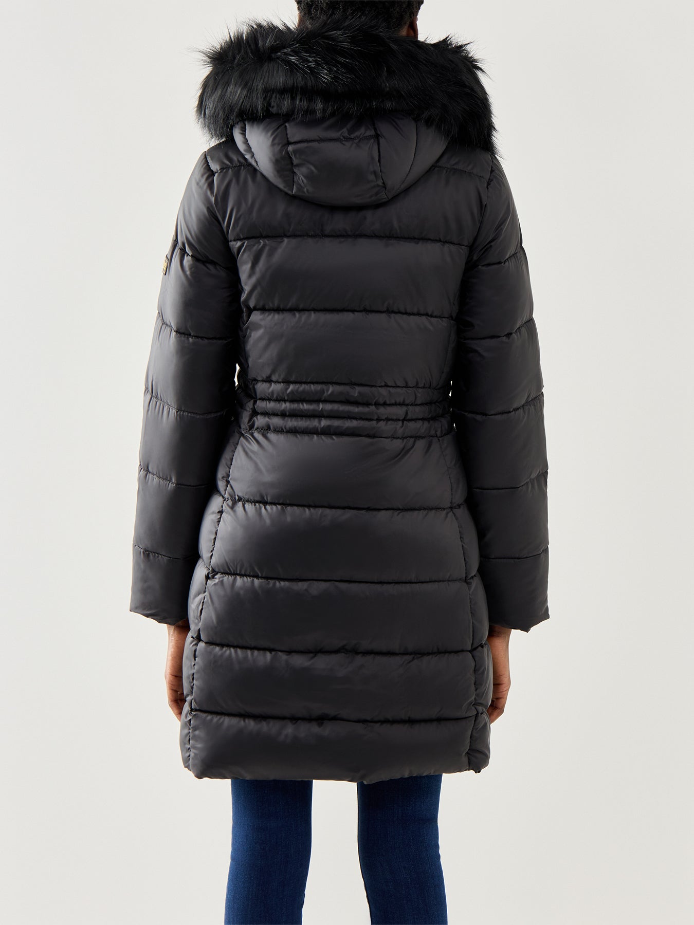 Womens Barbour International Anastasia Puffer Jacket Black