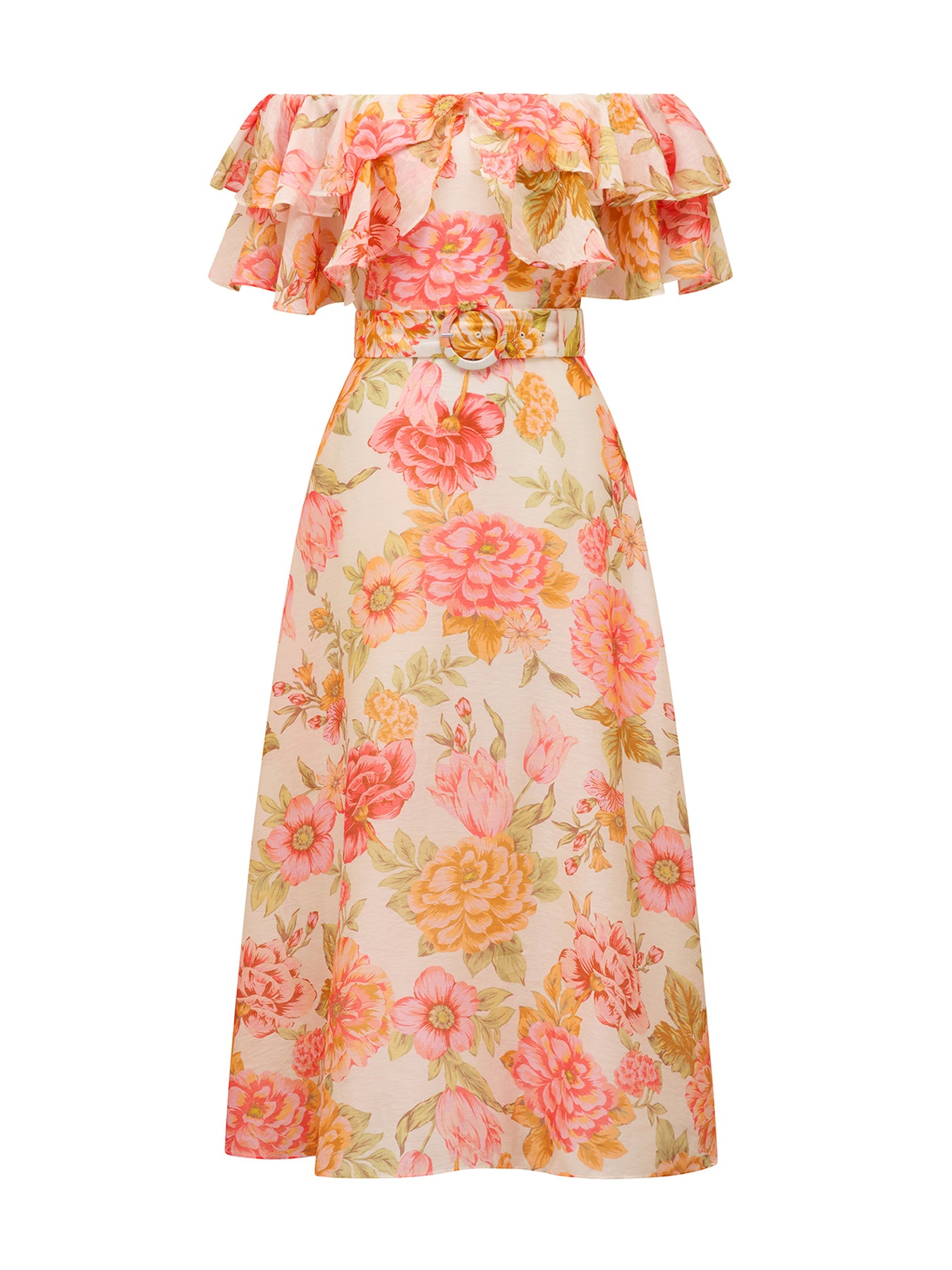 Jemima Ruffle Midi Dress
