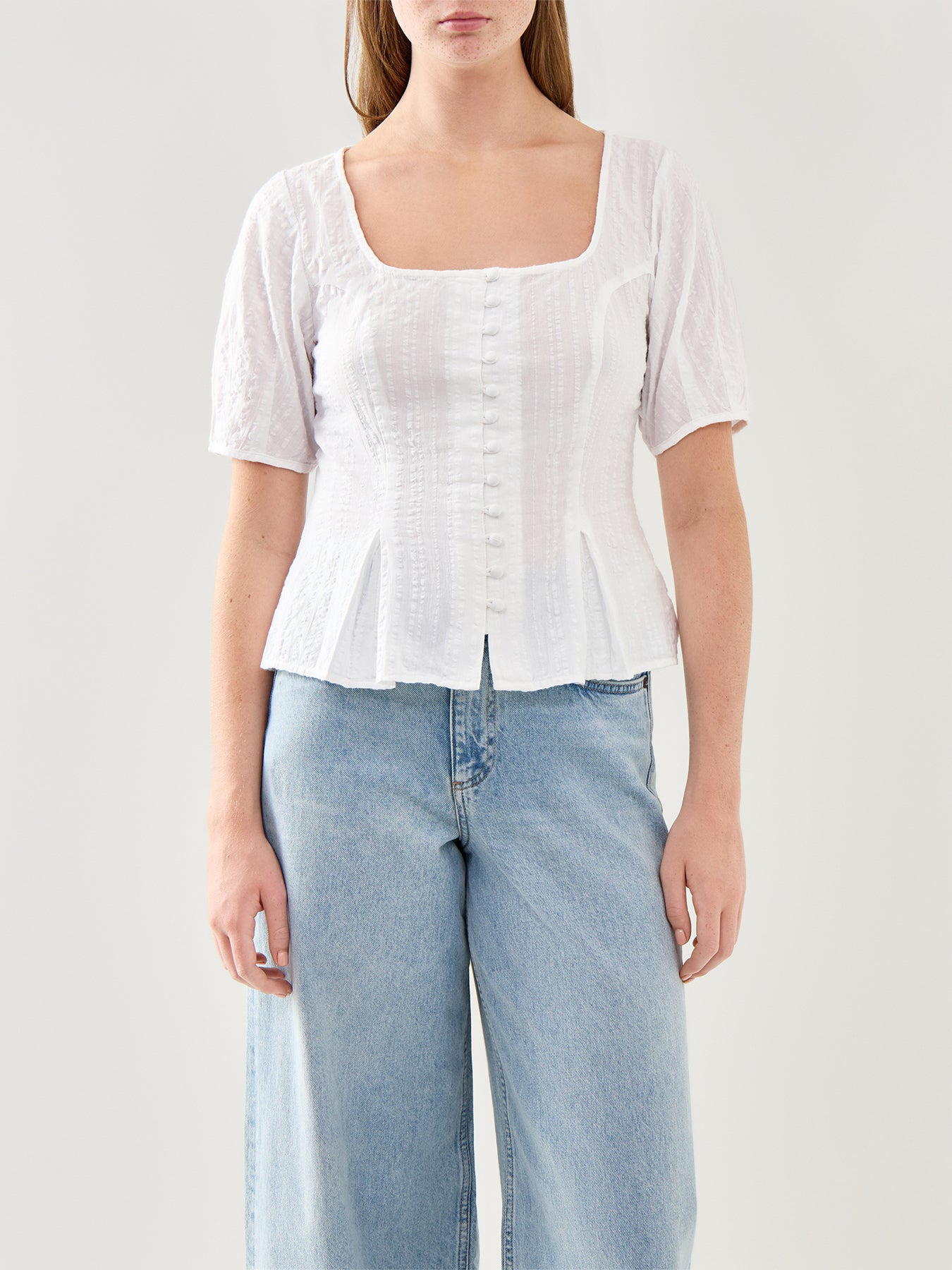 Minerva Top White Organic Cotton