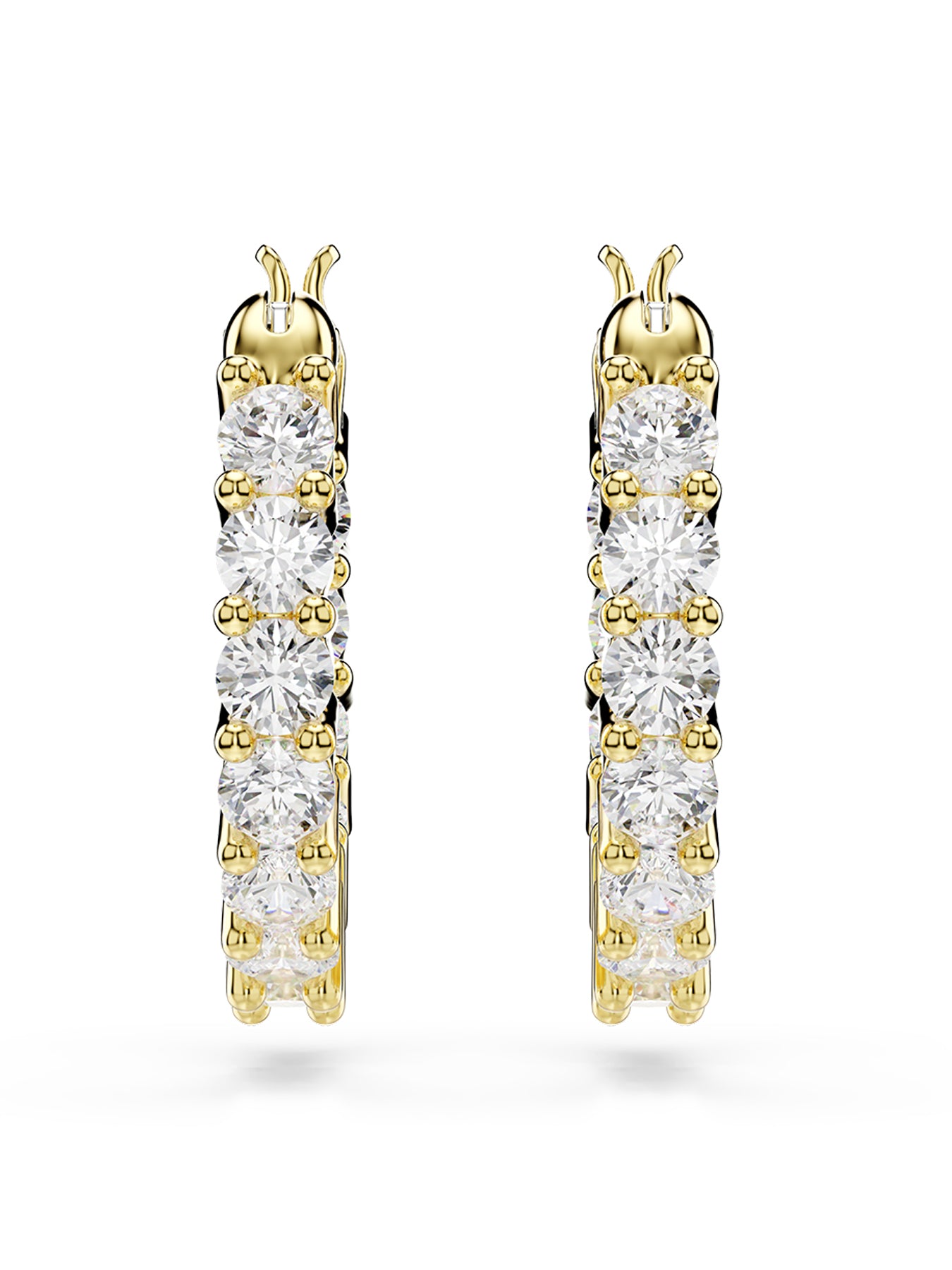 Matrix Round Cut Hoop Earrings