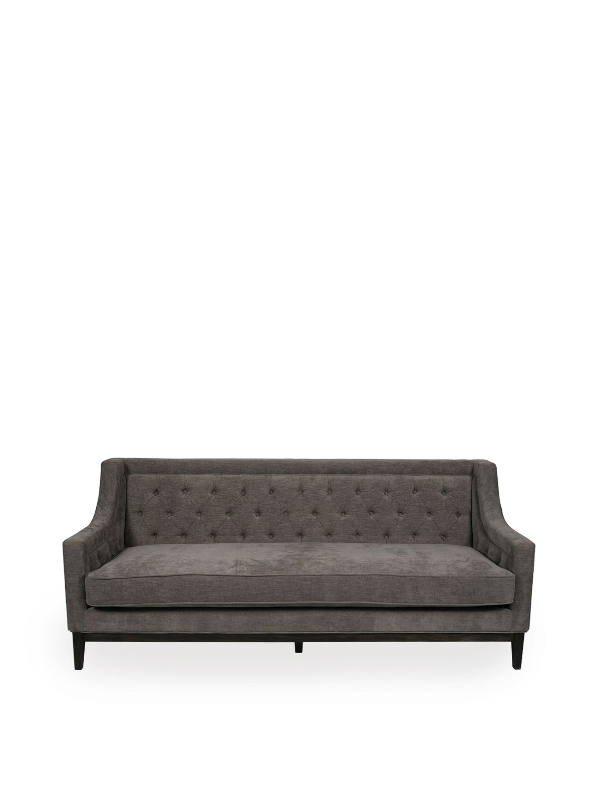 Theodore Buttoned Sofa Warm Grey 200cm