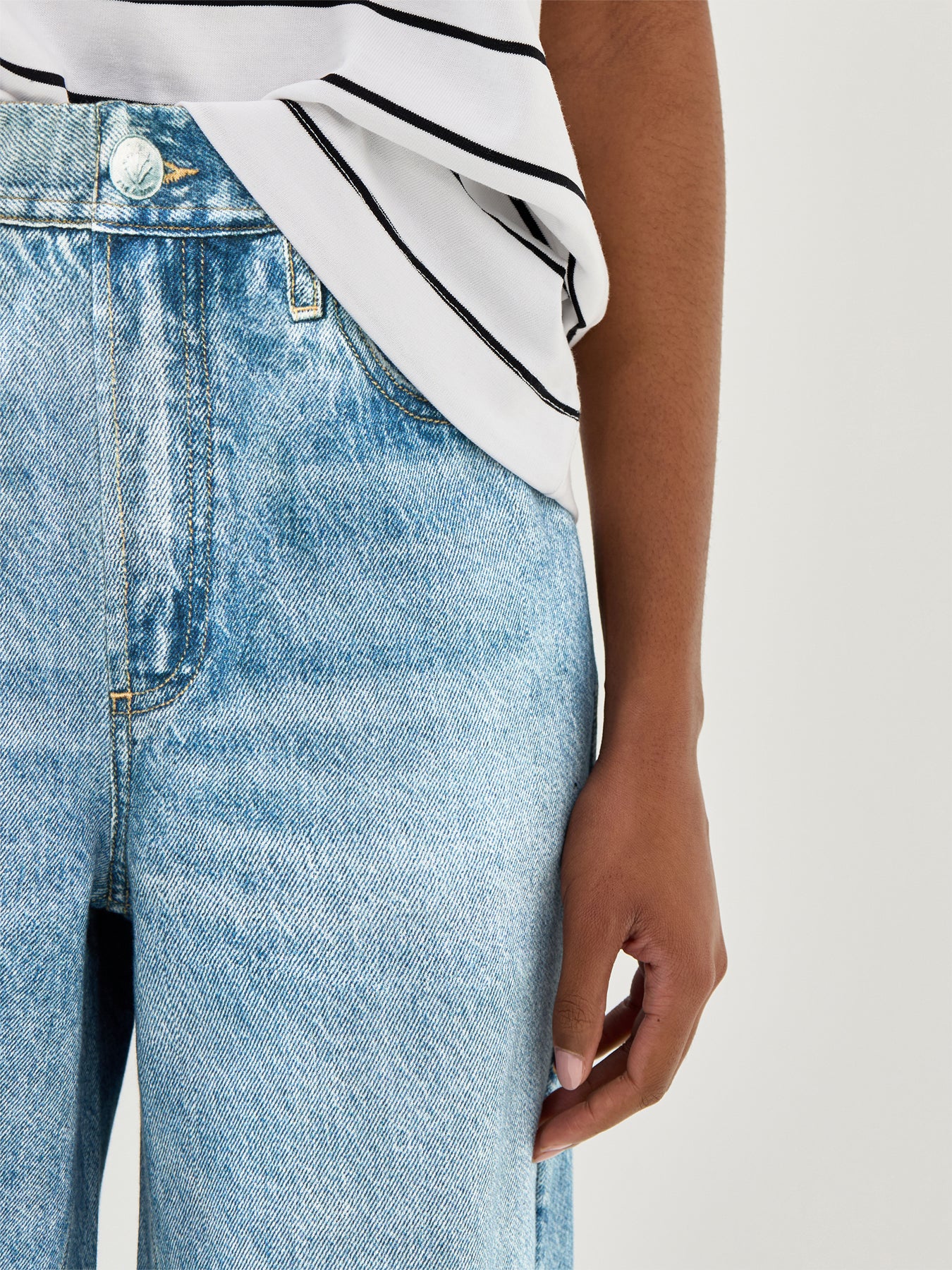 Miramar Wide Leg Trouser Blue