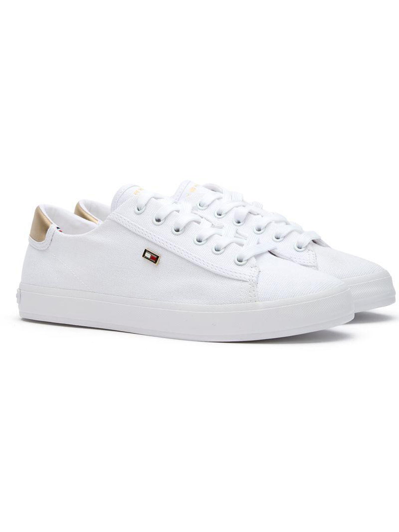 TOMMY HILFIGER Vulc Canvas Lace Up Trainers