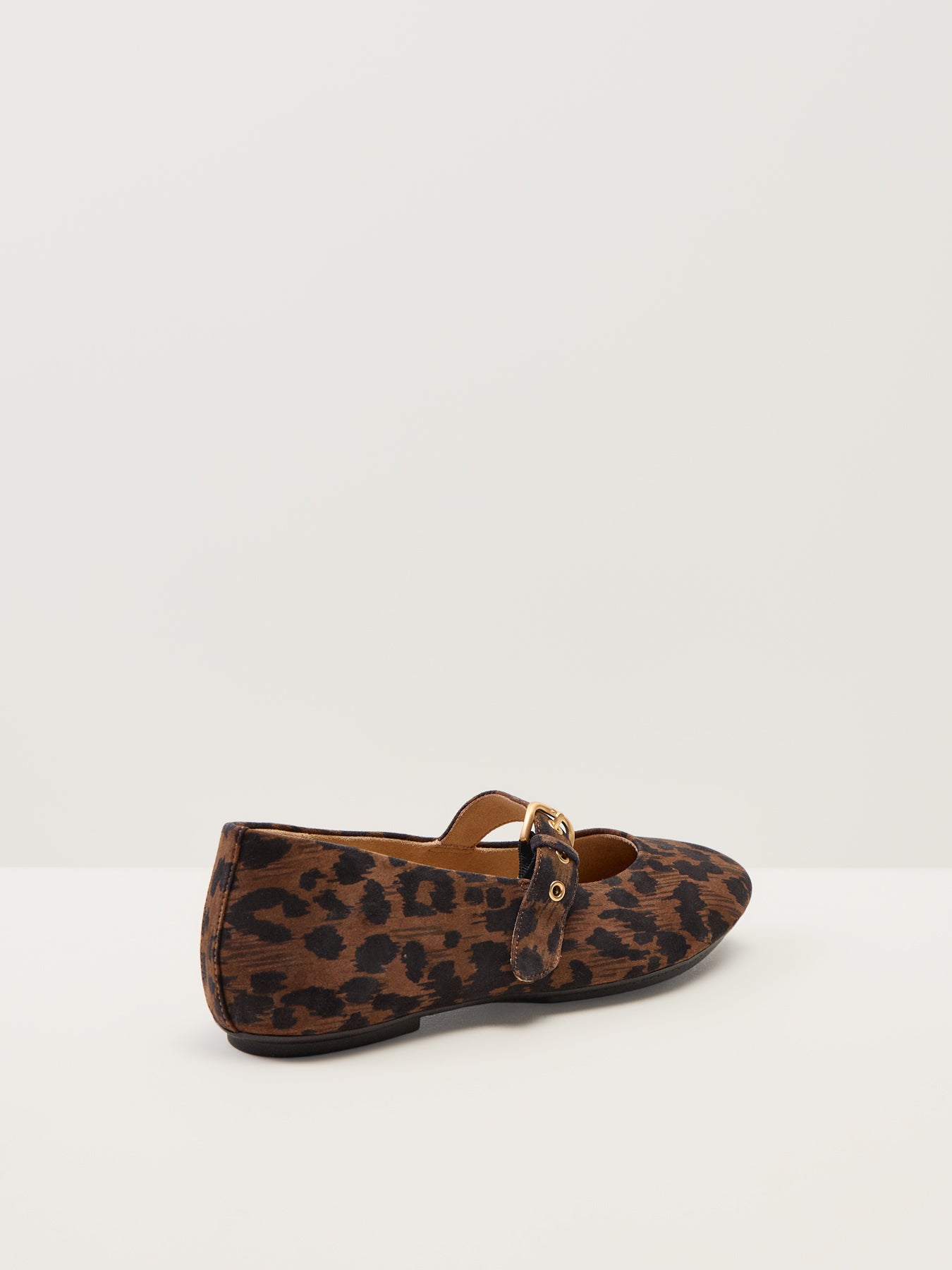 Delicato Leopard Suede Mary Janes