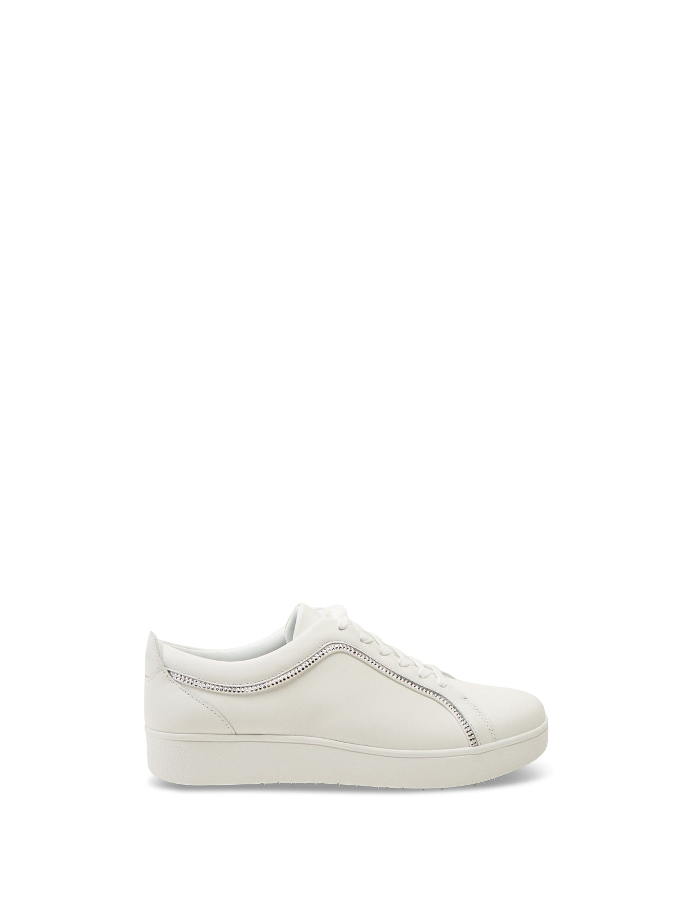 Rally Crystal-Trim Leather Sneakers
