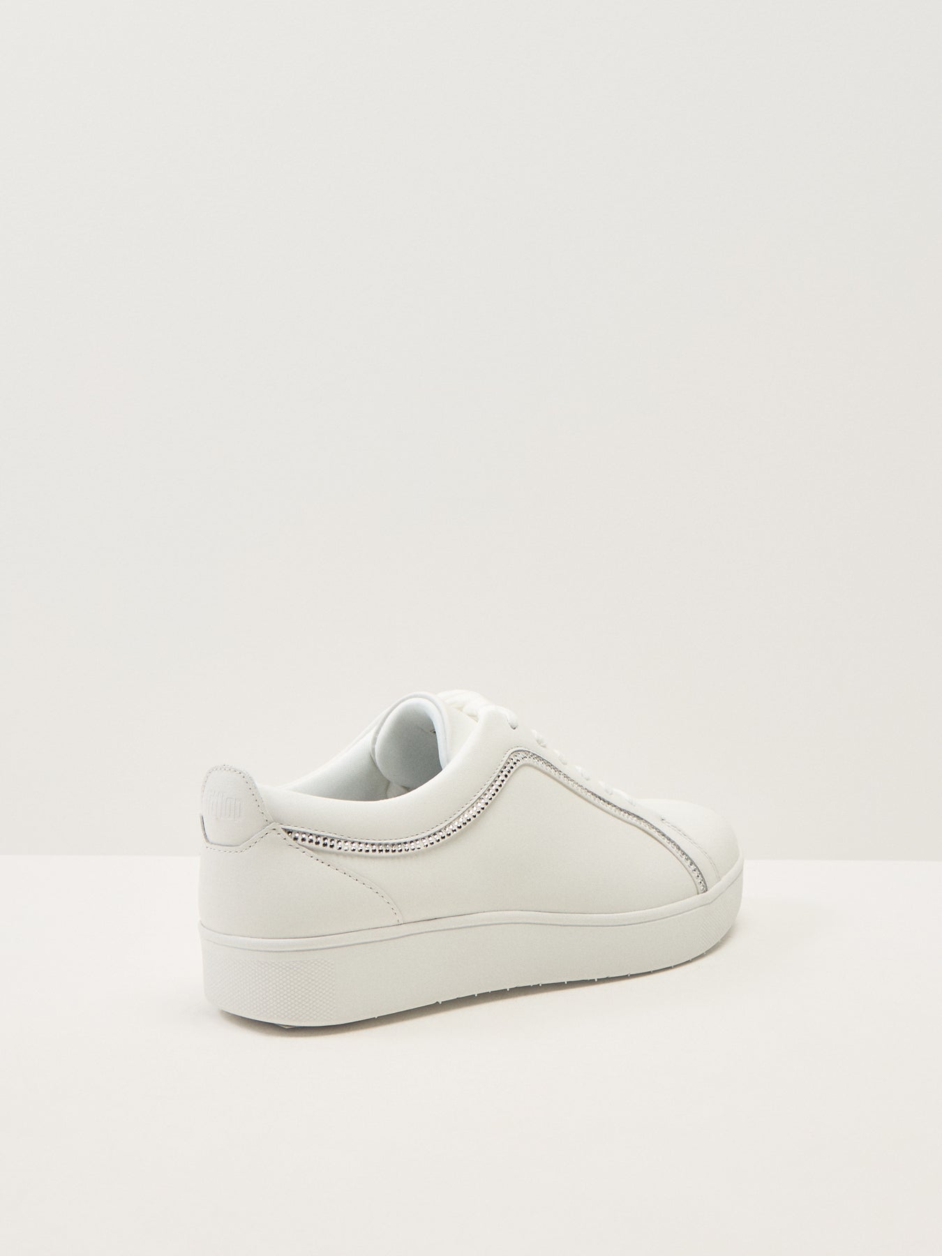 Rally Crystal-Trim Leather Sneakers