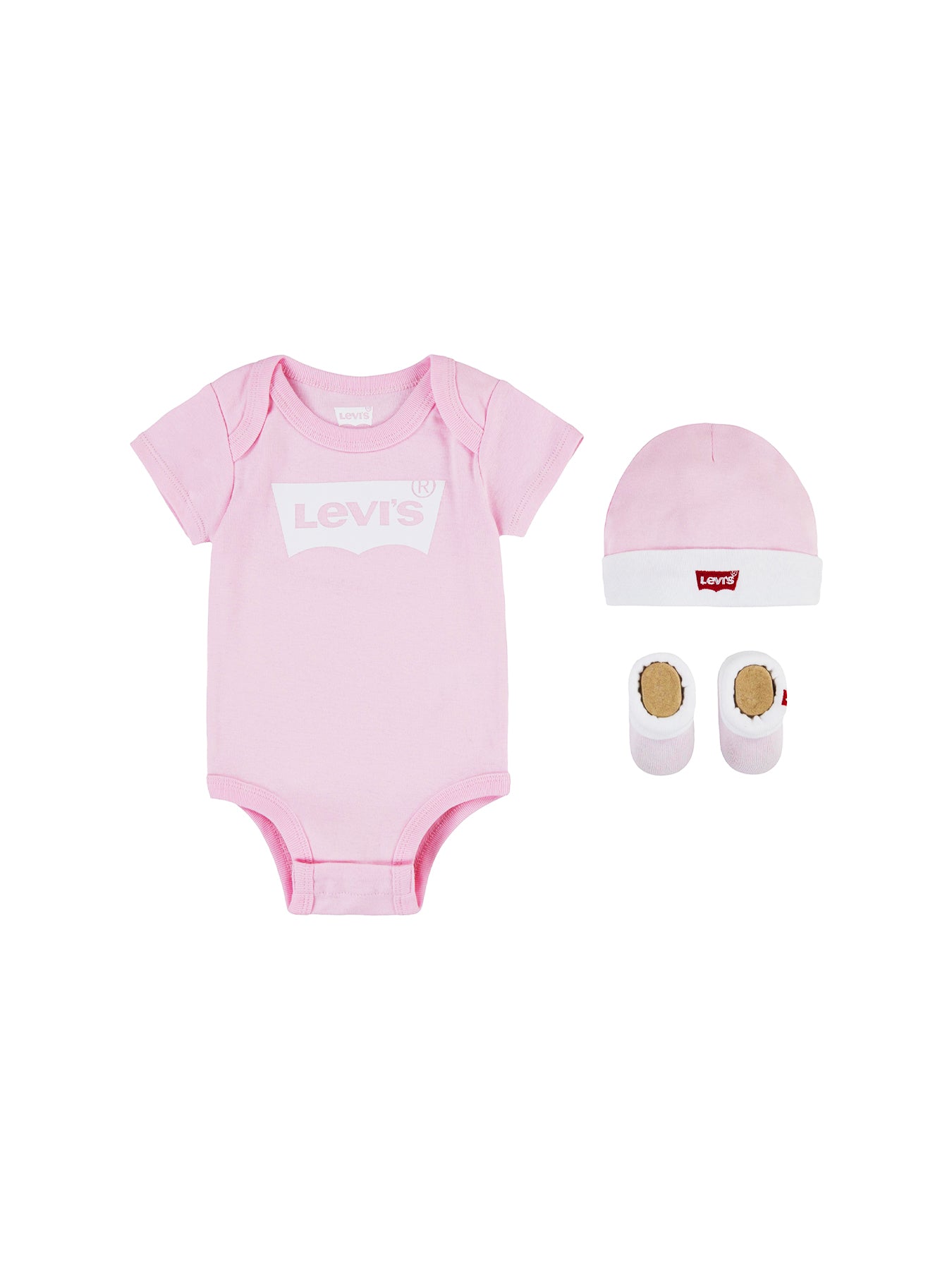 Baby Batwing Babygrow Gift Set Pink
