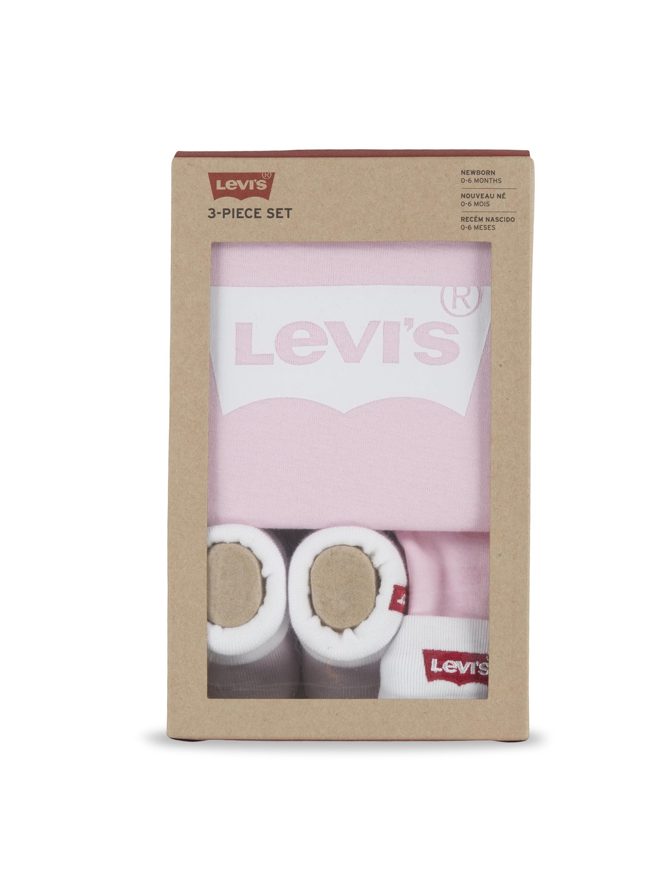 Baby Batwing Babygrow Gift Set Pink