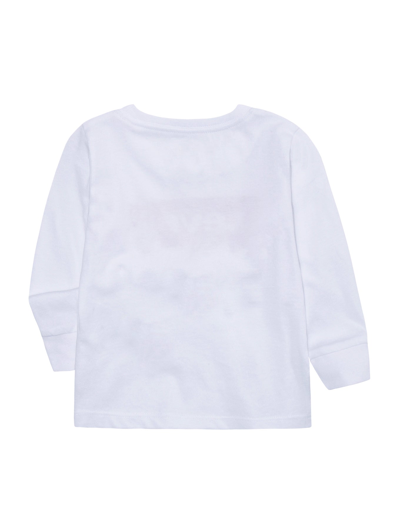 Long Sleeves Batwing Tee White